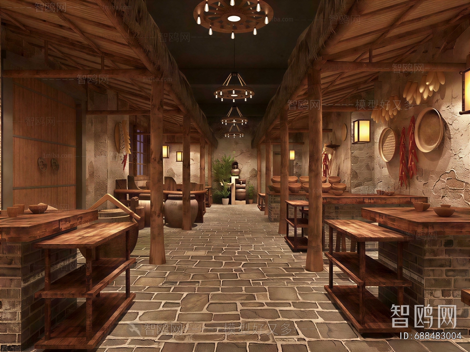 Wabi-sabi Style Restaurant