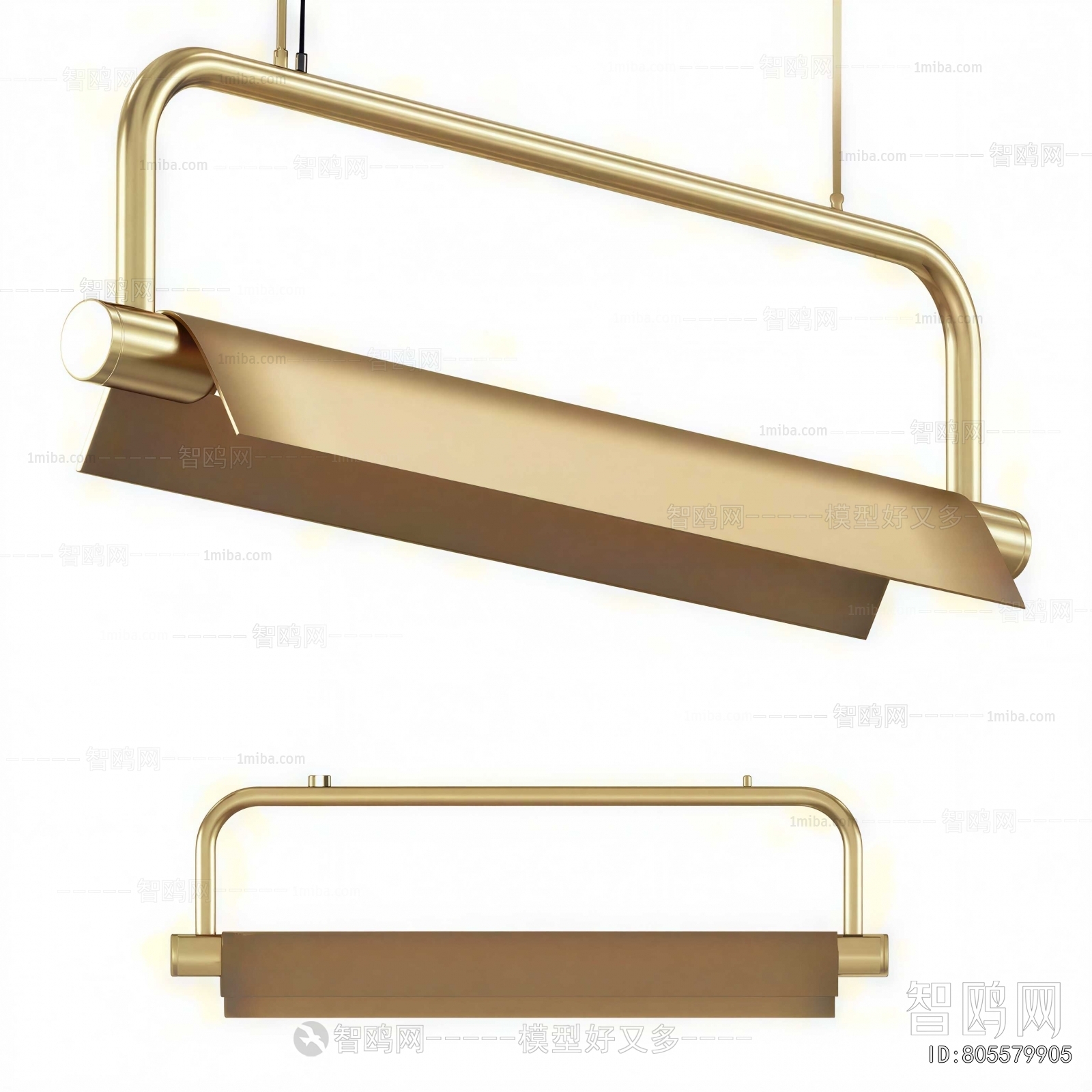 Modern Long Chandelier