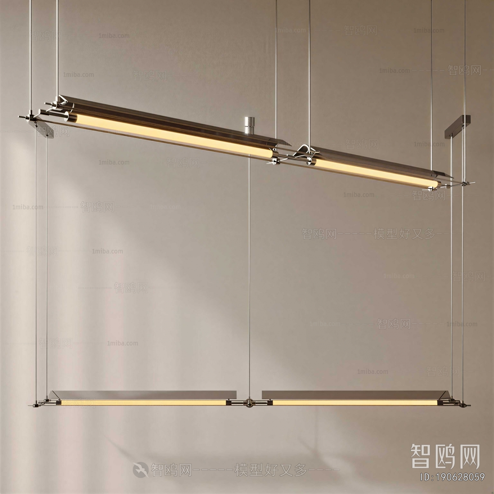 Modern Long Chandelier