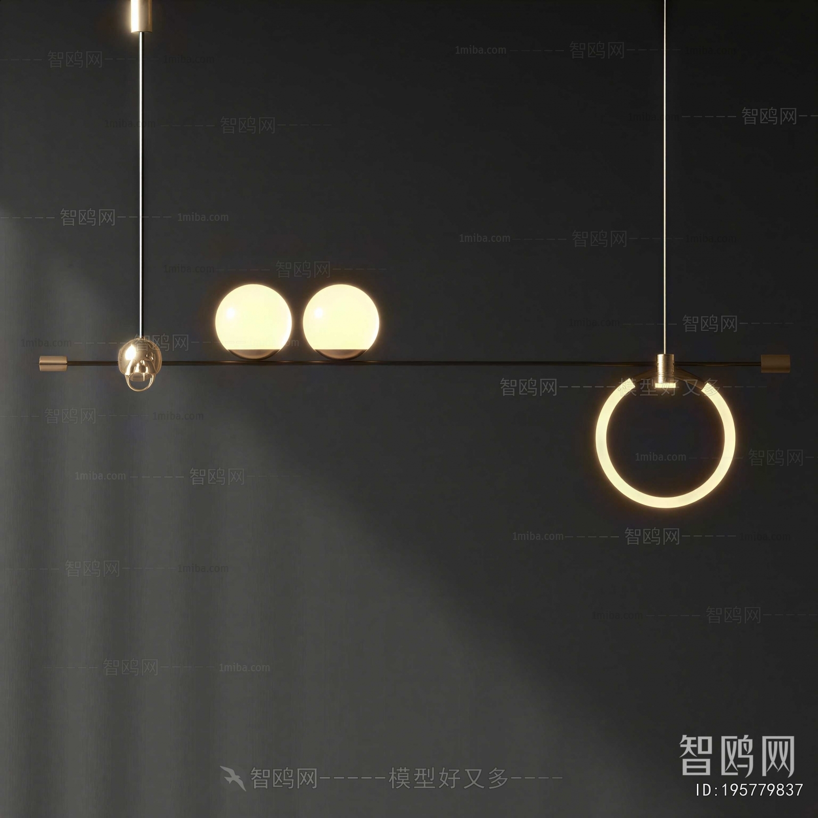 New Chinese Style Long Chandelier