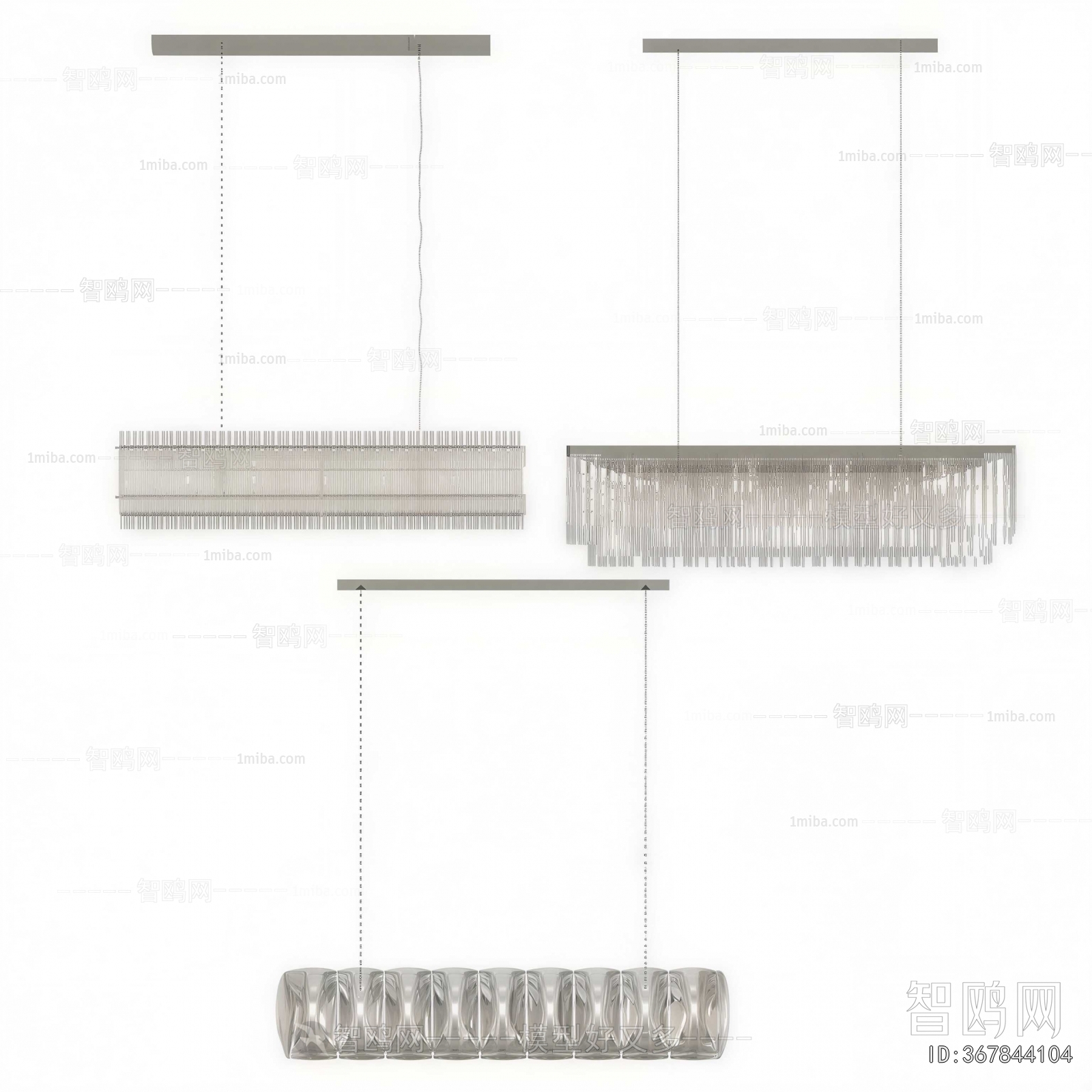 Modern Long Chandelier