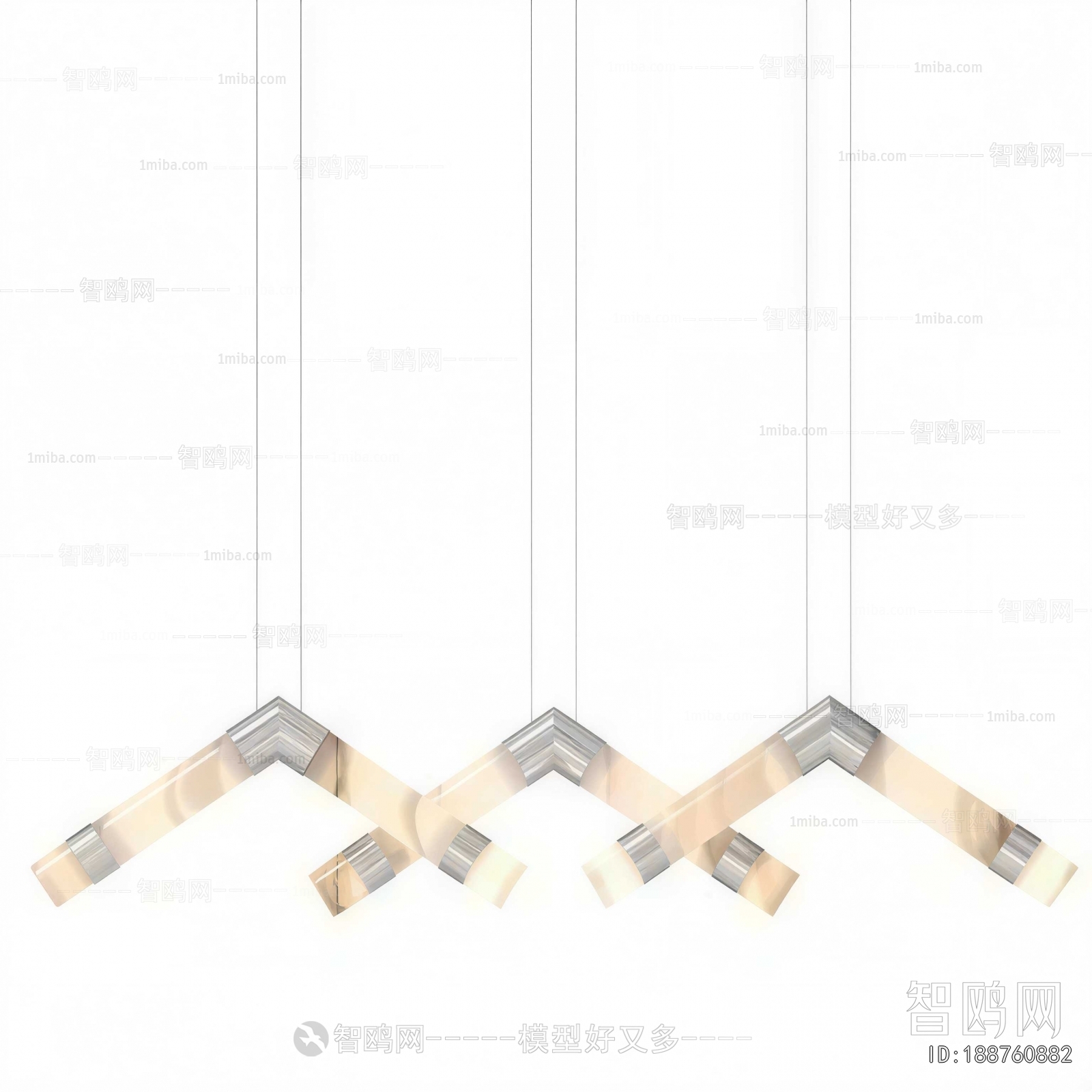 Modern Long Chandelier