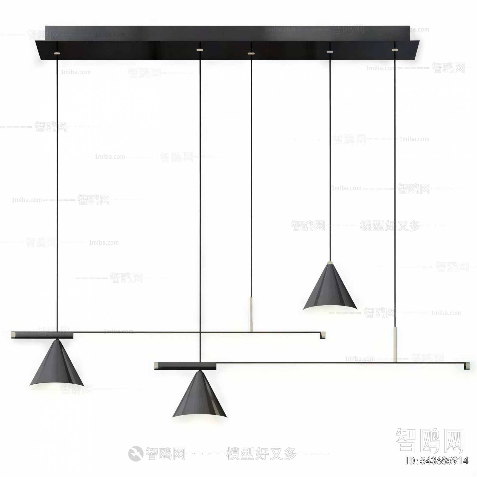 Modern Long Chandelier