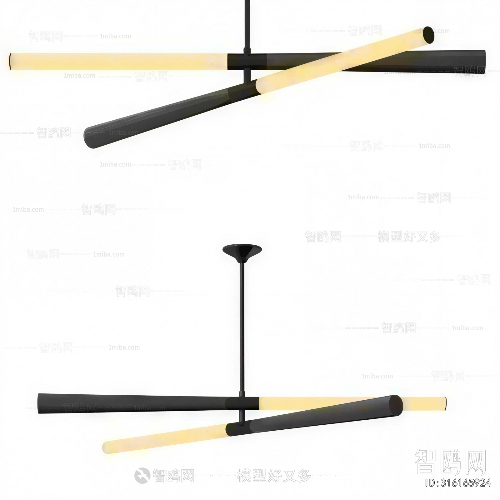 Modern Long Chandelier