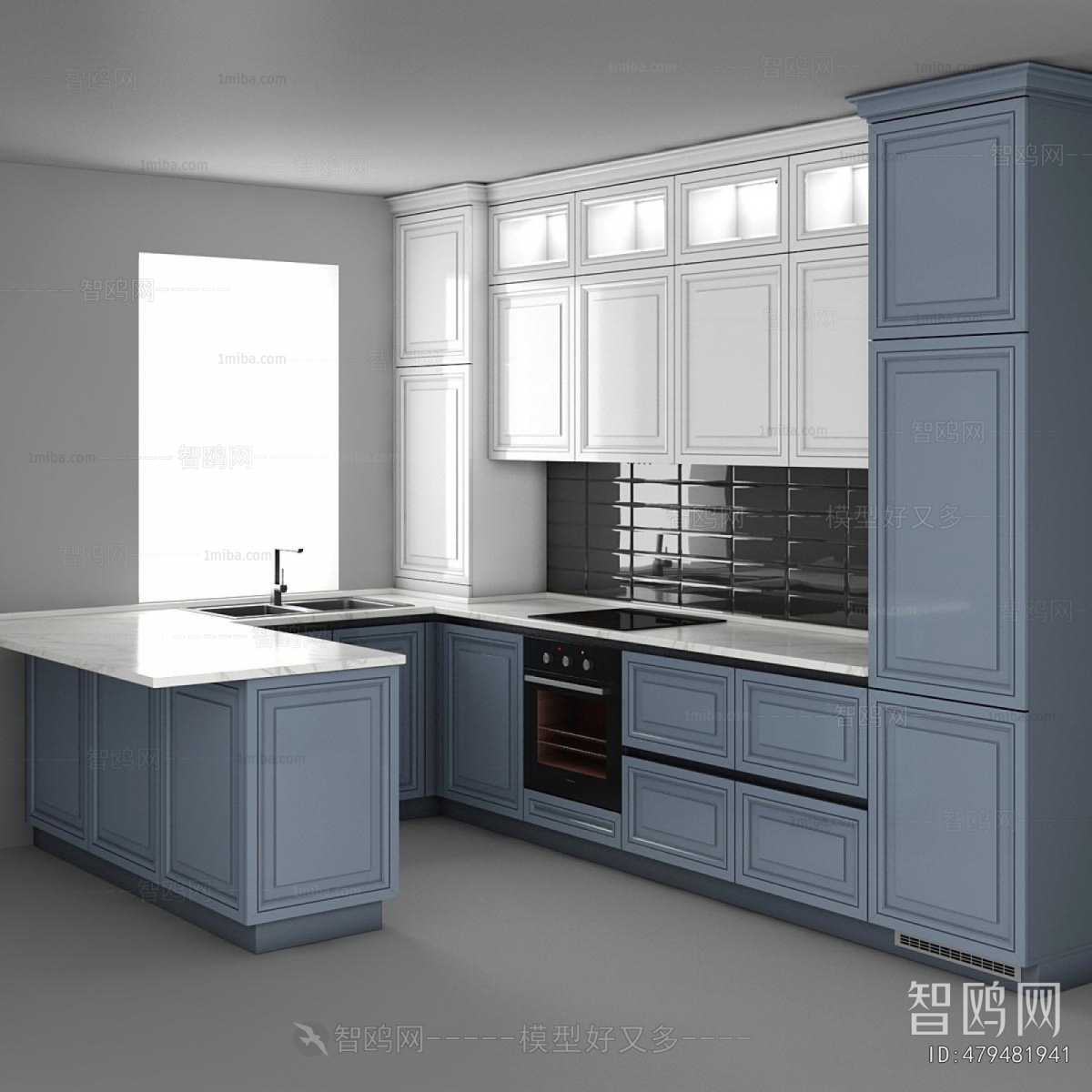 French Style Kitchen Cabinet