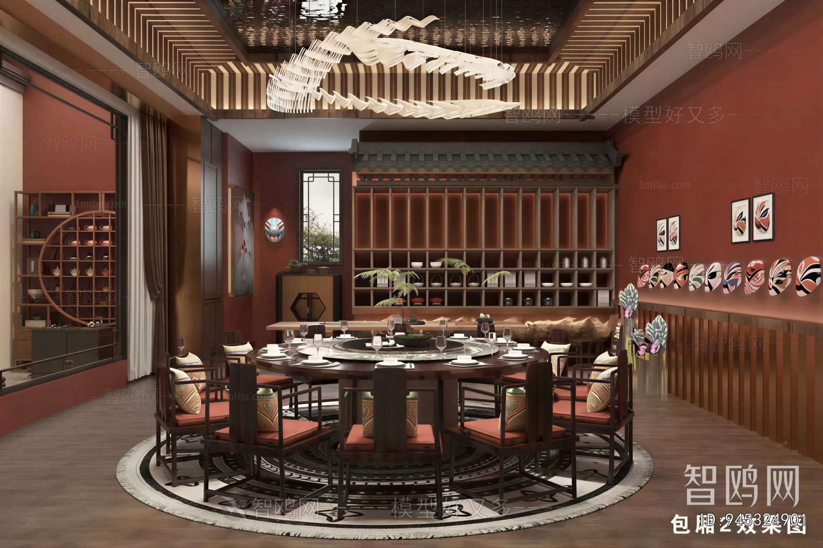 New Chinese Style Restaurant Box