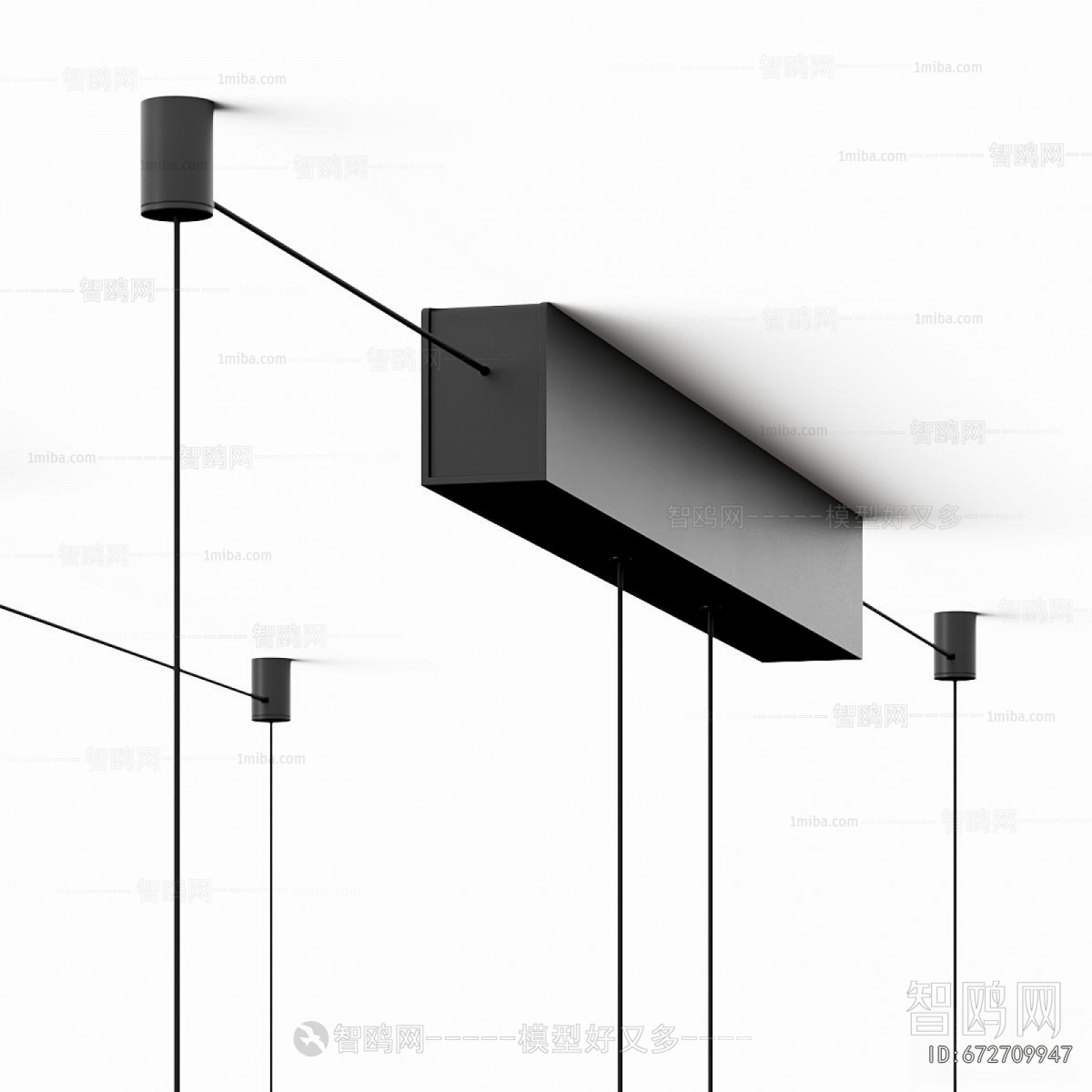 Modern Long Chandelier