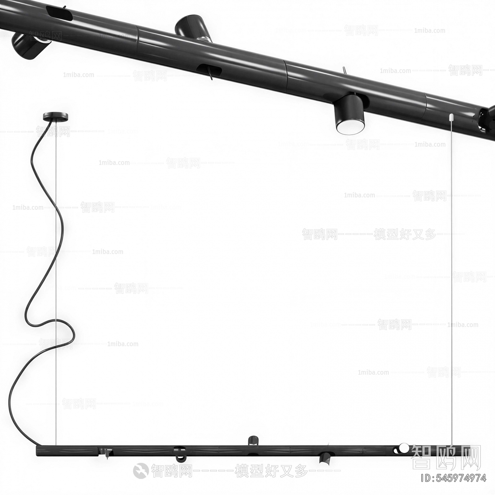 Modern Long Chandelier