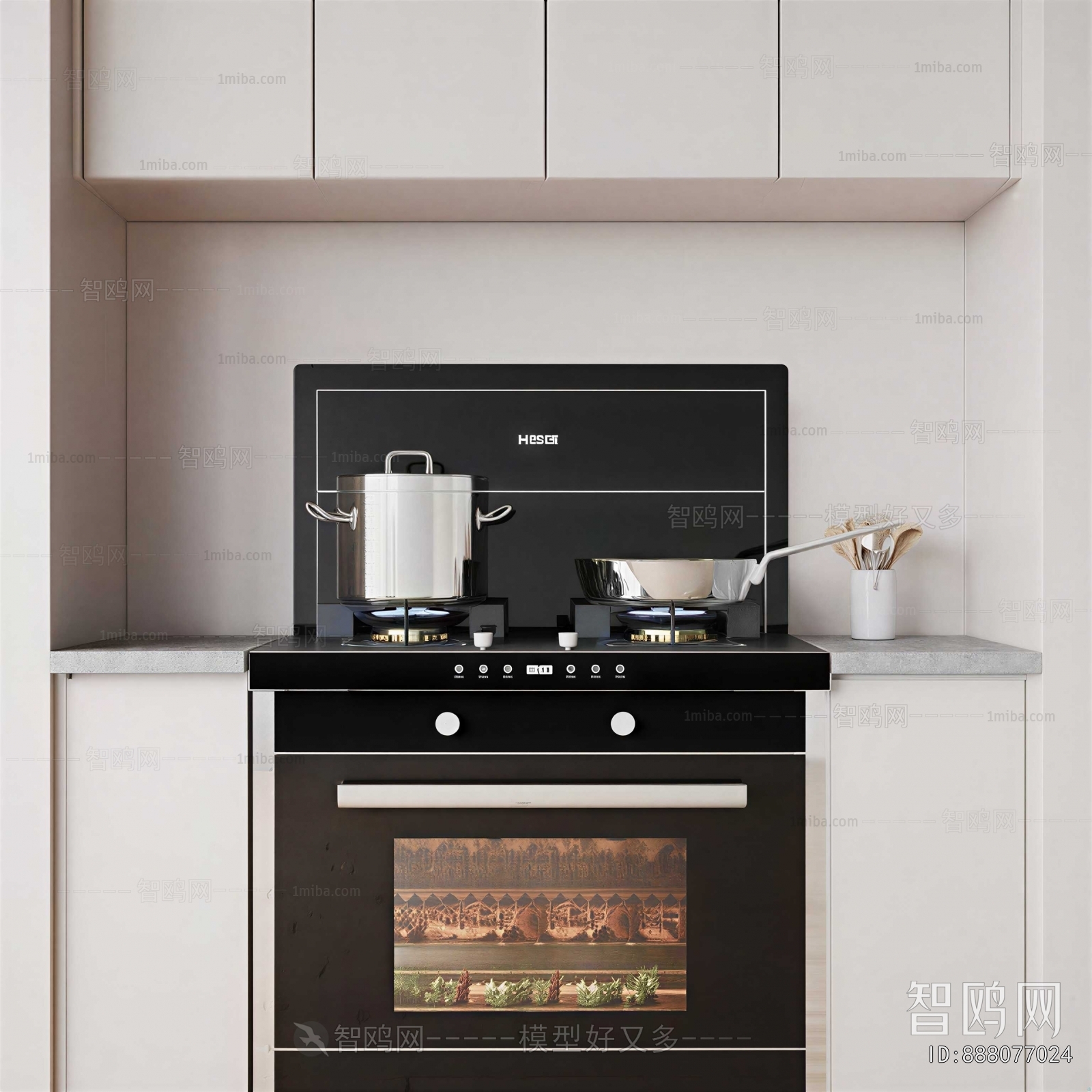 Modern Kitchen Electric Gas Range