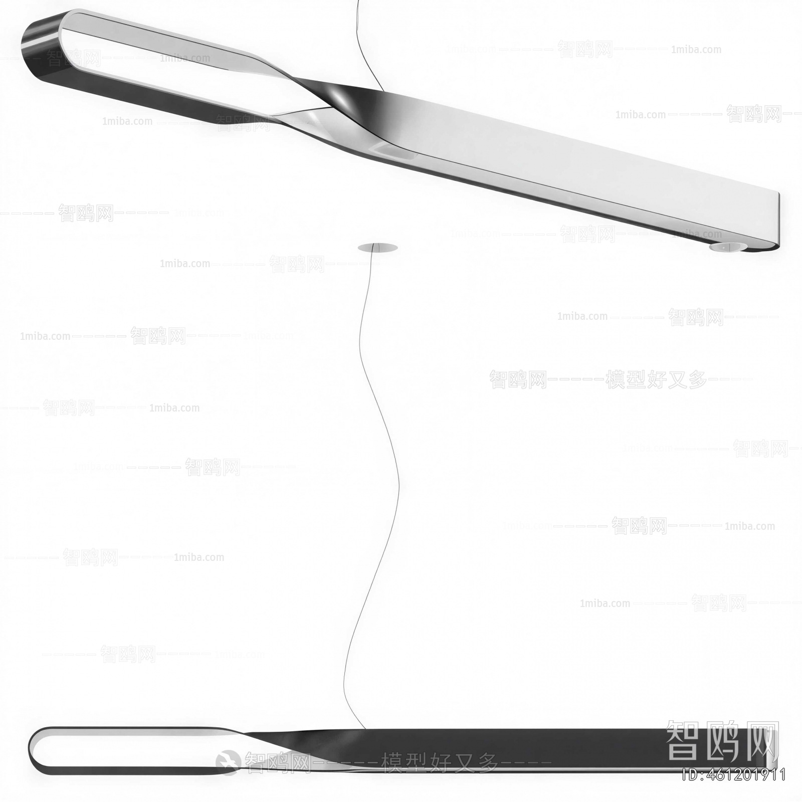 Modern Long Chandelier