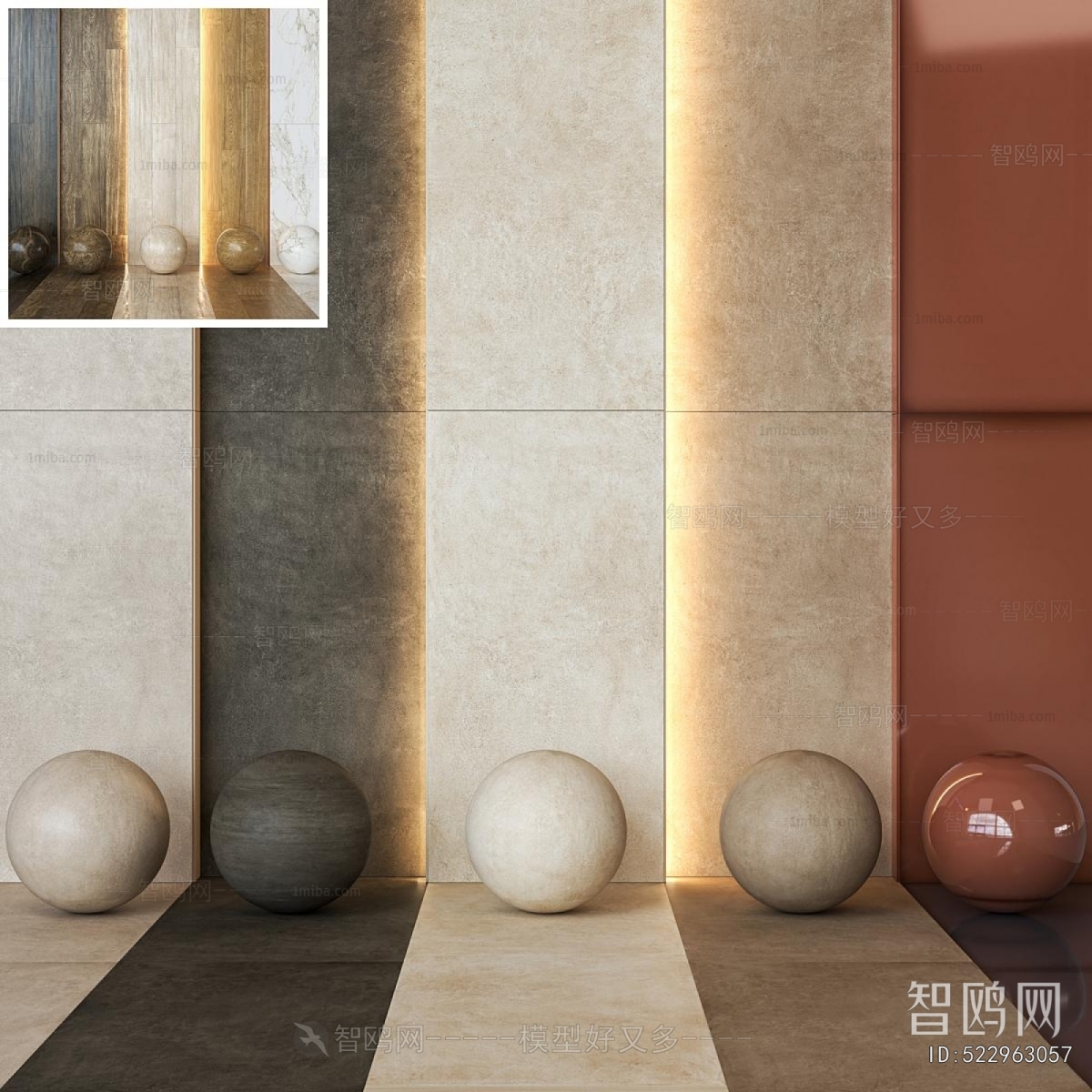 Modern Wall/floor/ceiling