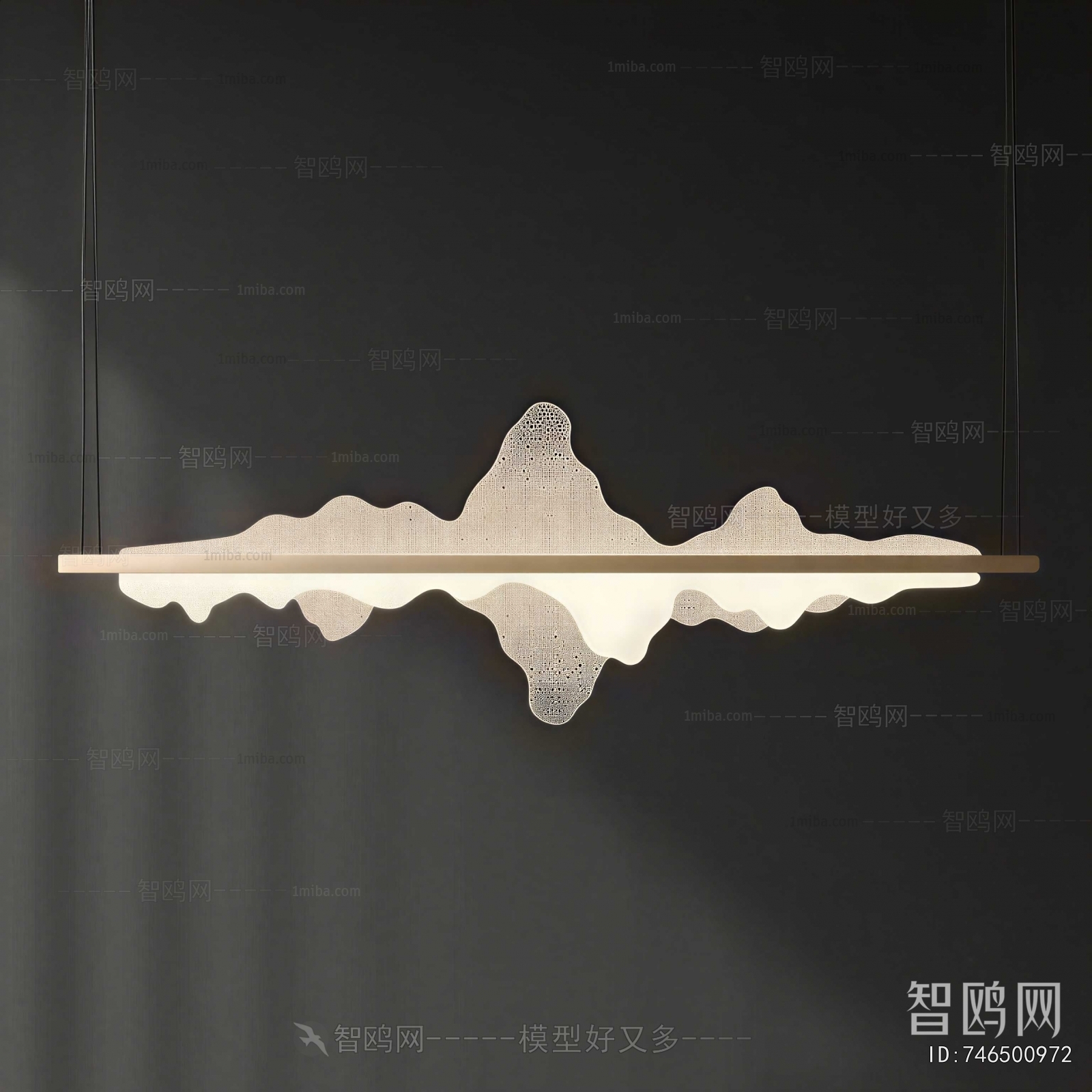 New Chinese Style Long Chandelier