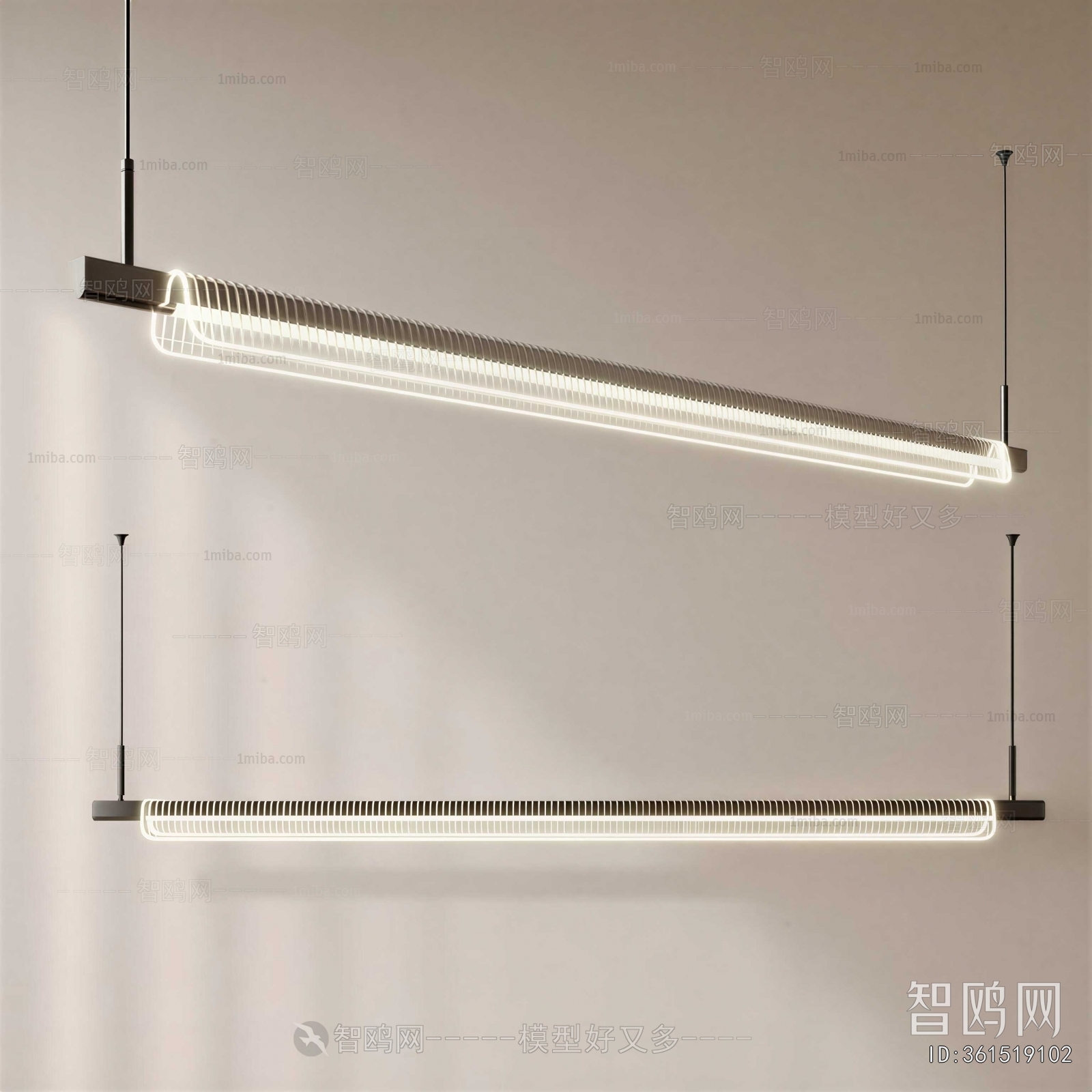 Modern Long Chandelier