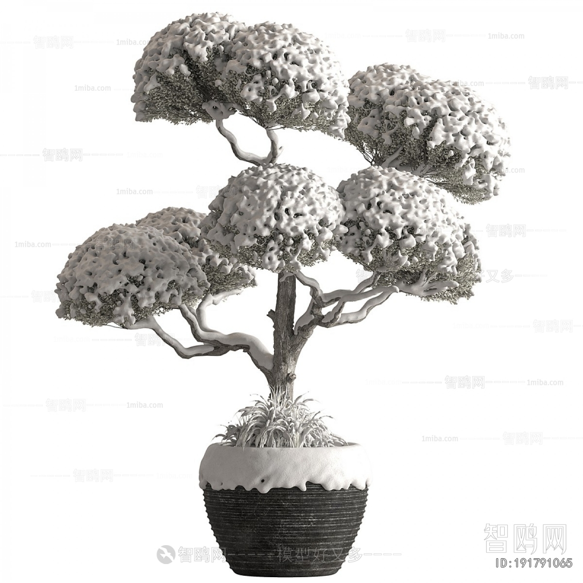 Modern Ground Green Plant Potted Plants