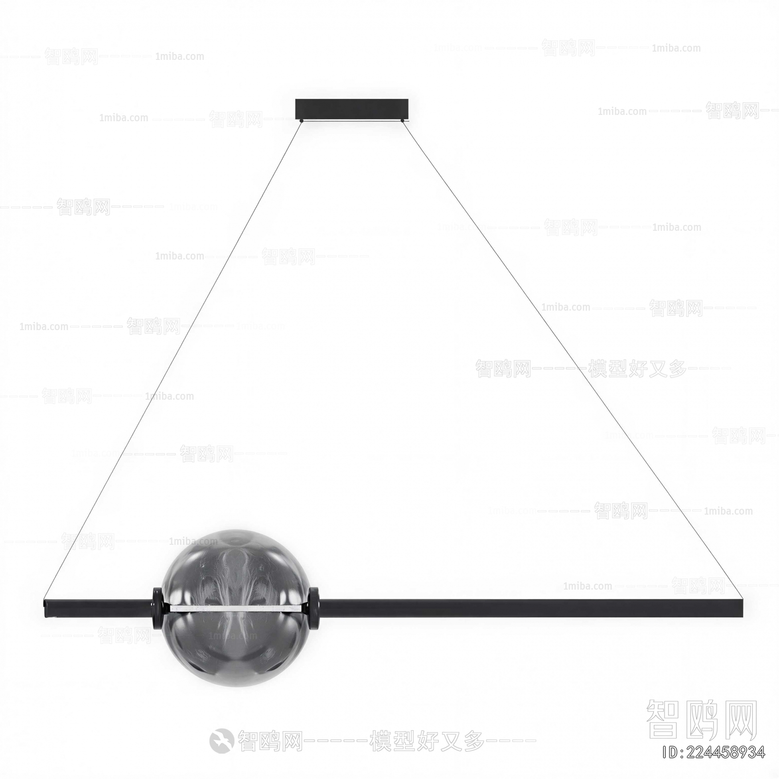 Modern Long Chandelier