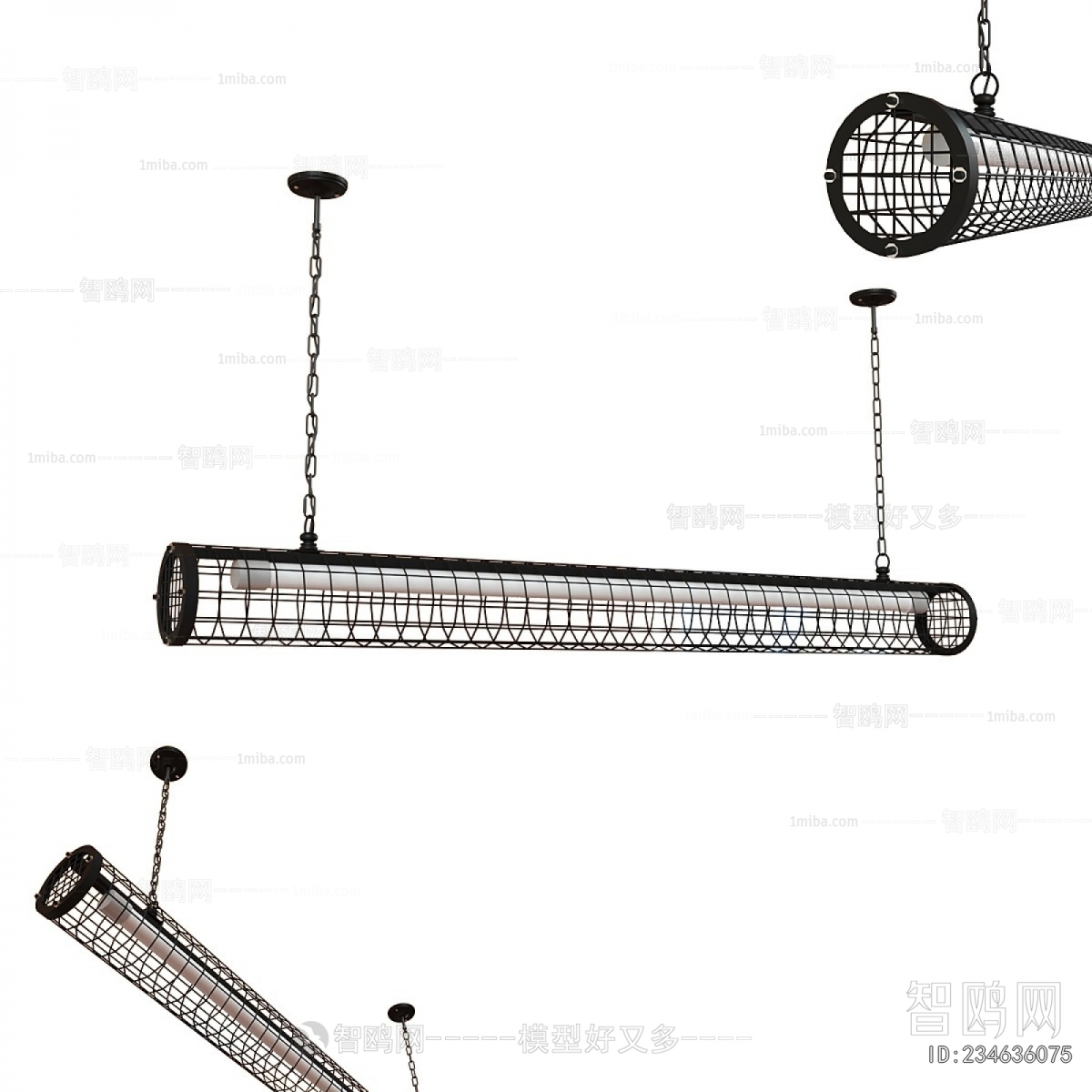 Modern Long Chandelier