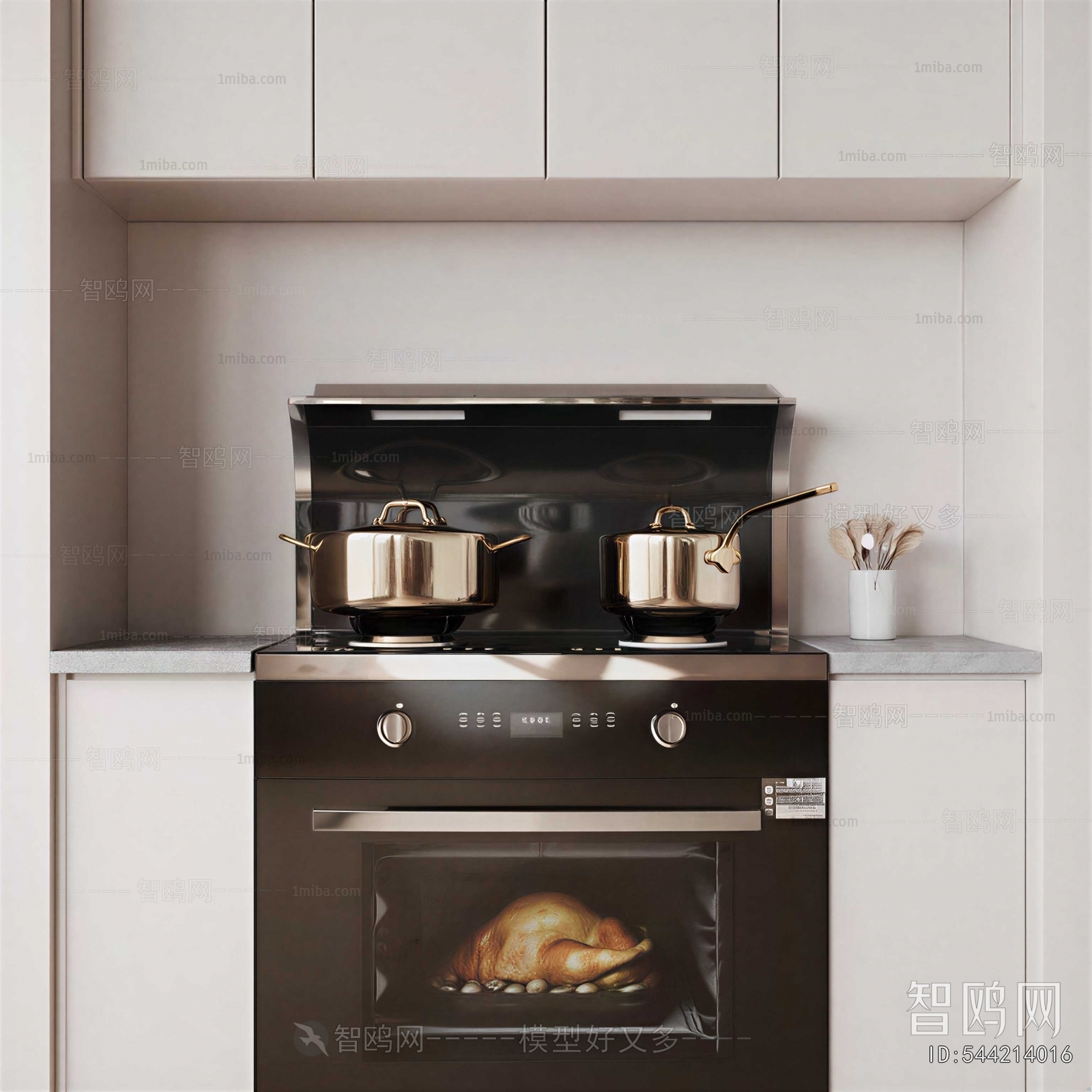 Modern Kitchen Electric Gas Range