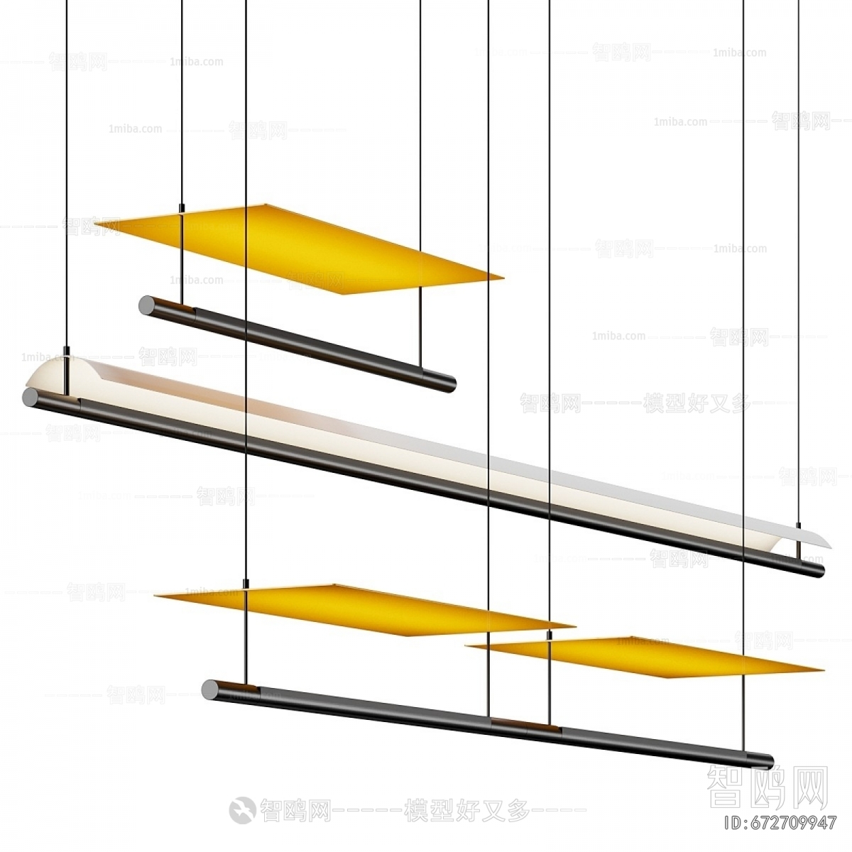 Modern Long Chandelier