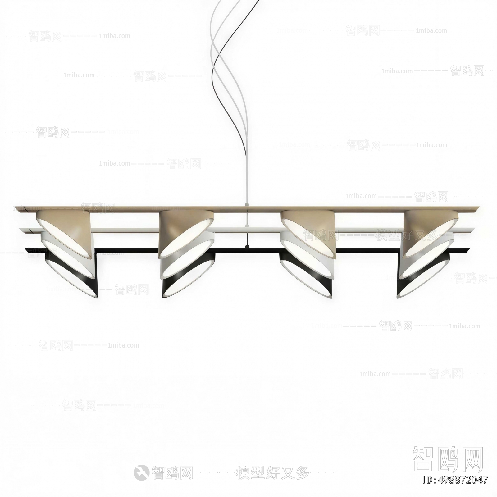 Modern Long Chandelier