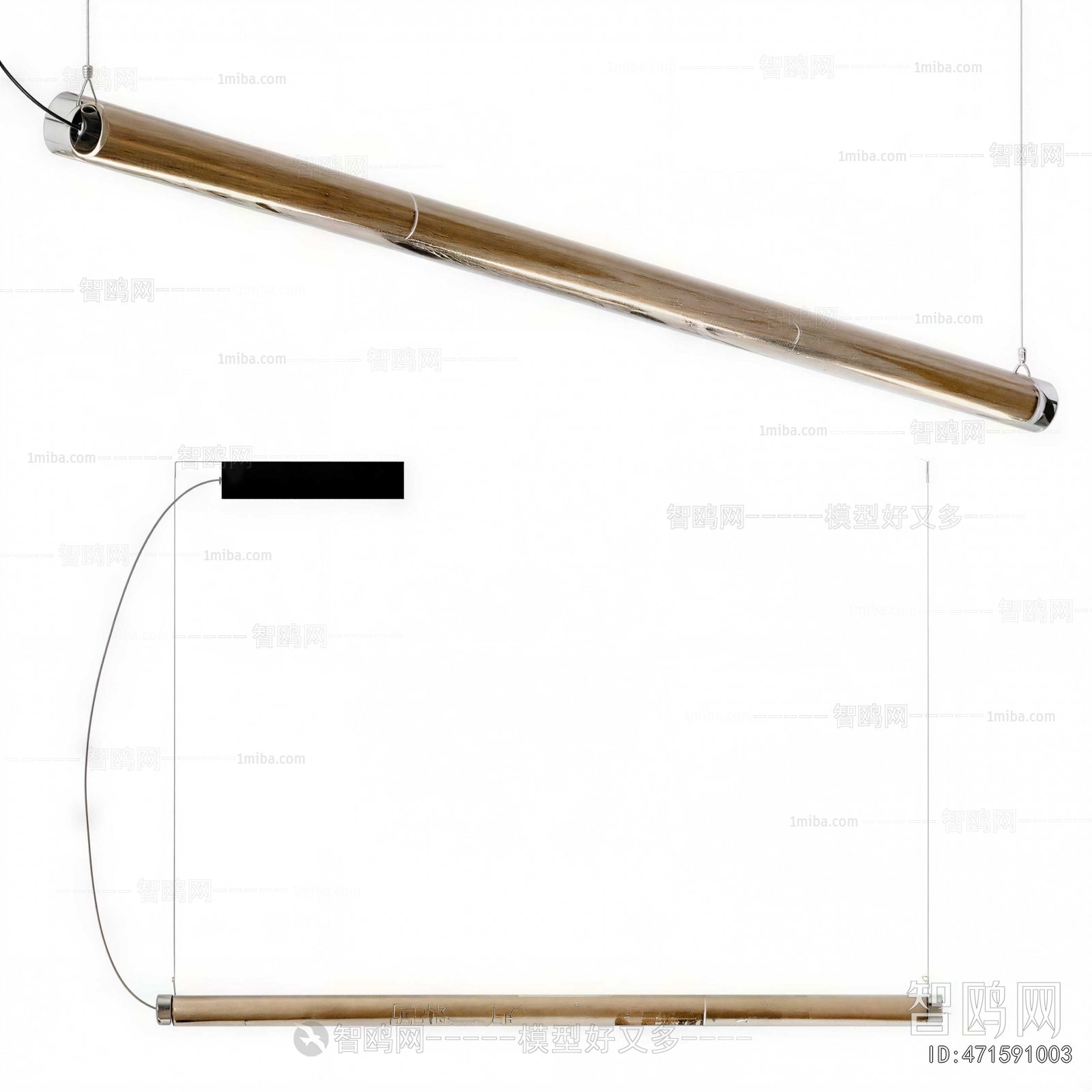 Modern Long Chandelier