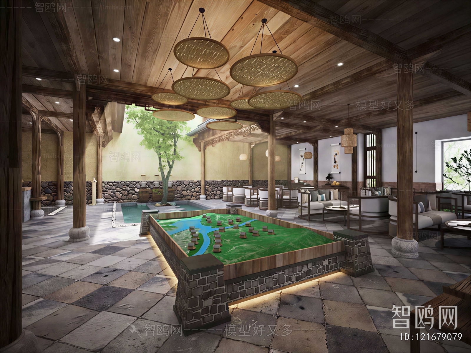 New Chinese Style Club Space