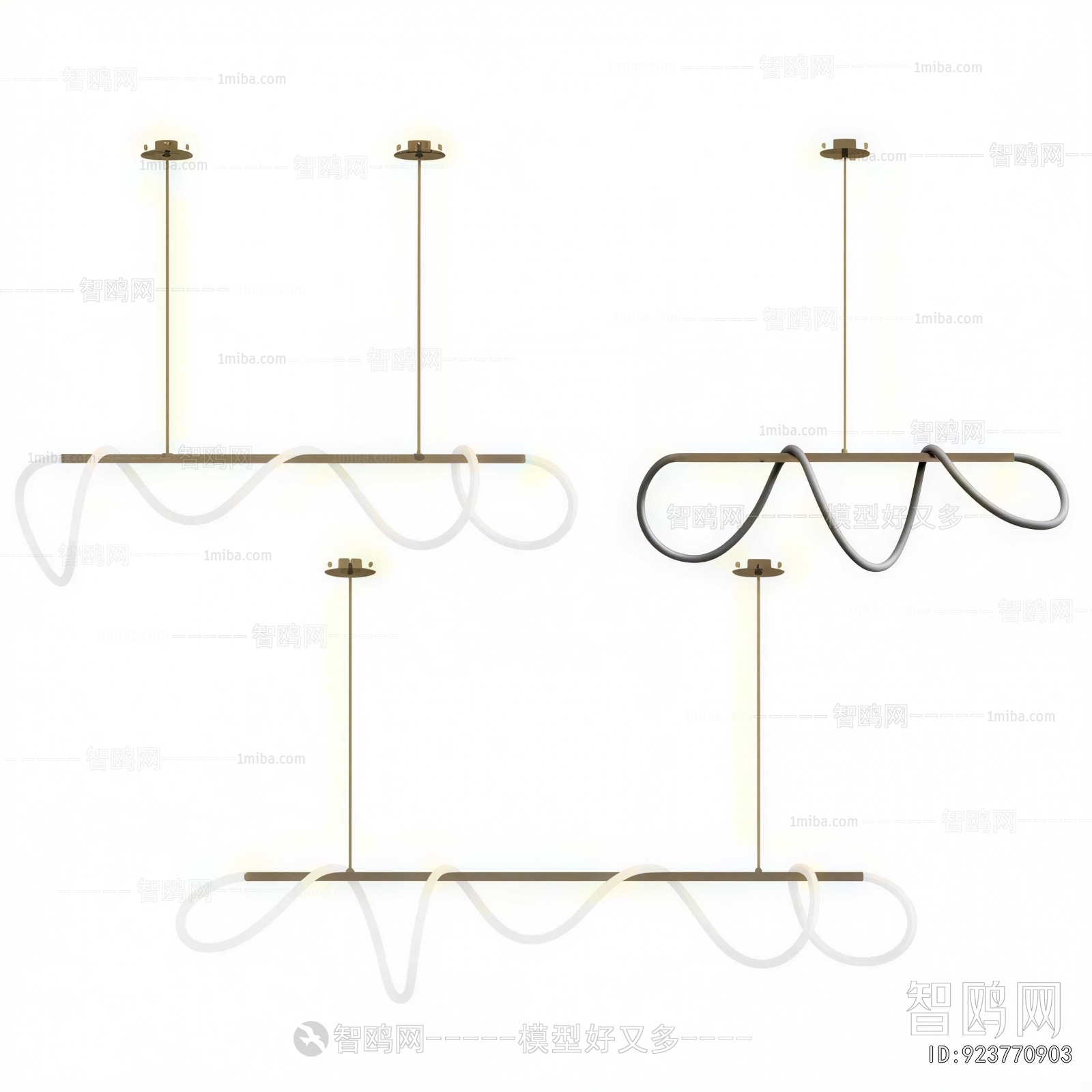 Modern Long Chandelier