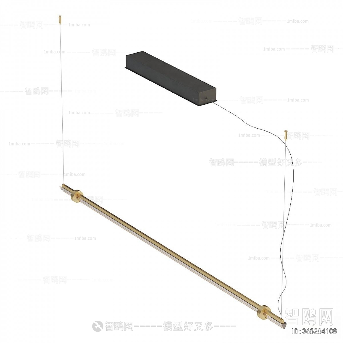 Modern Long Chandelier