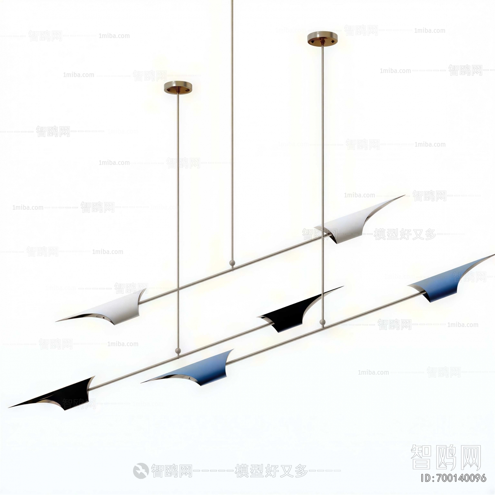 Modern Long Chandelier