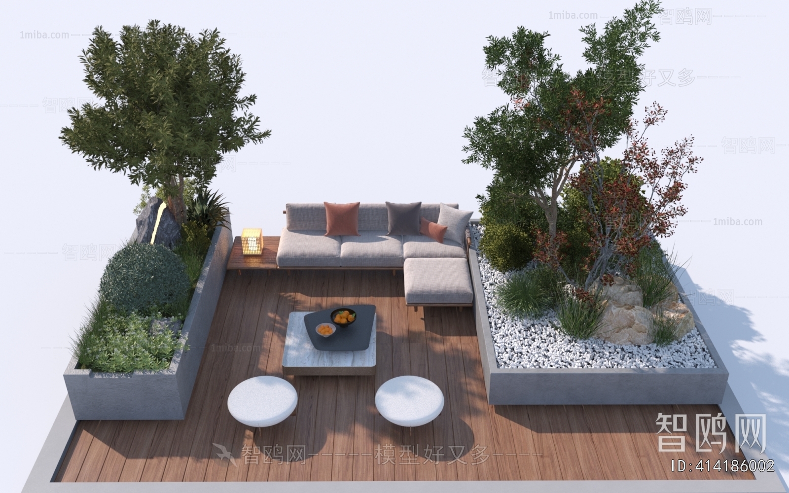 Modern Courtyard/landscape