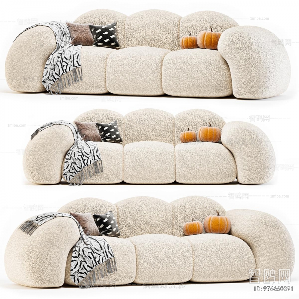 Modern Three-seat Sofa