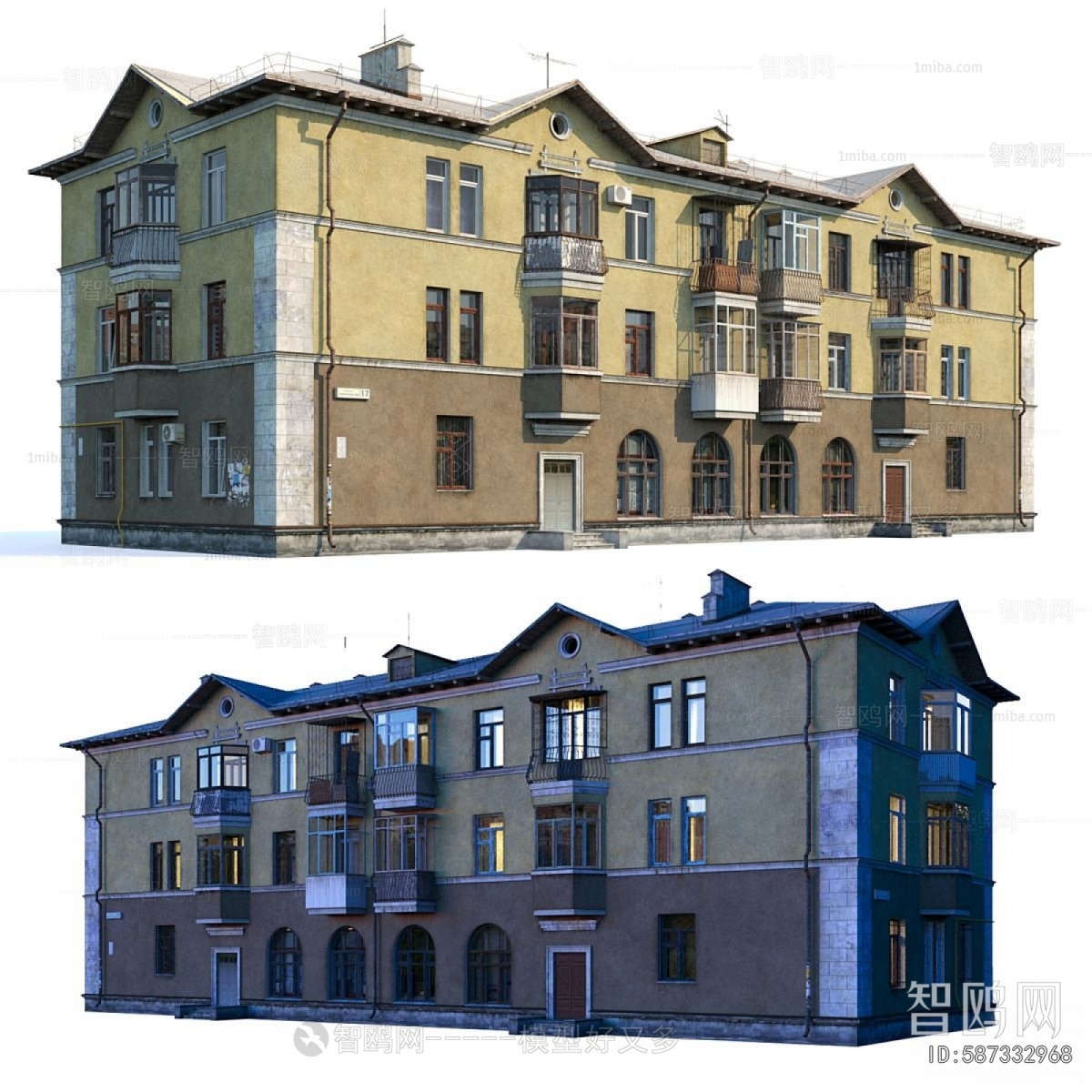 Classical Style Residential Building