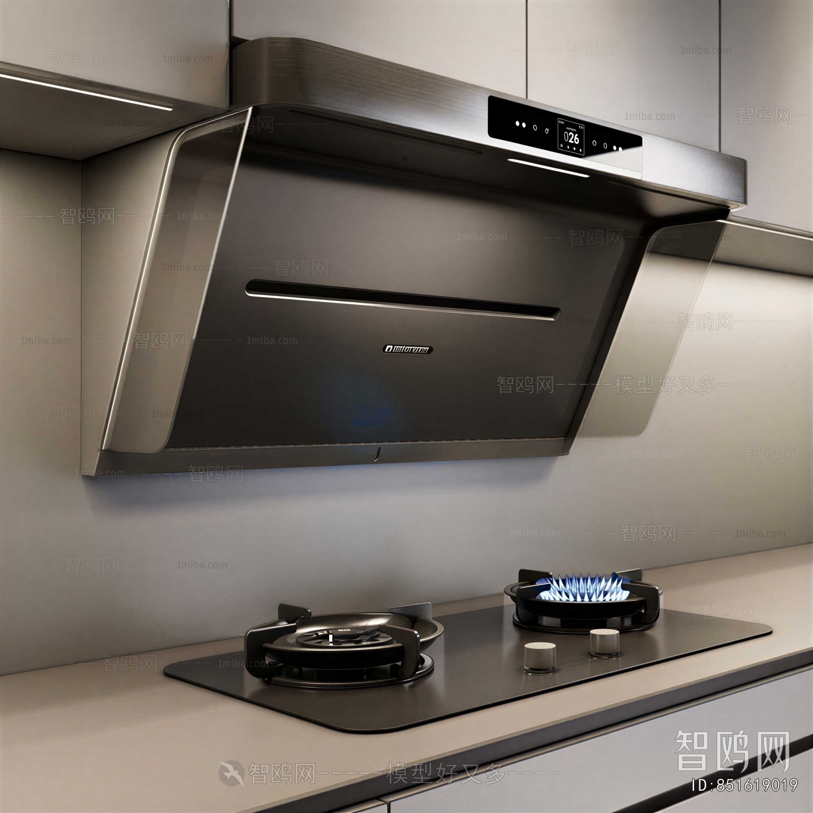 Modern Kitchen Electric Gas Range