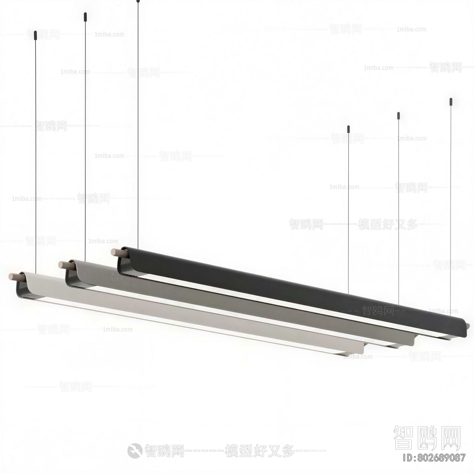 Modern Long Chandelier