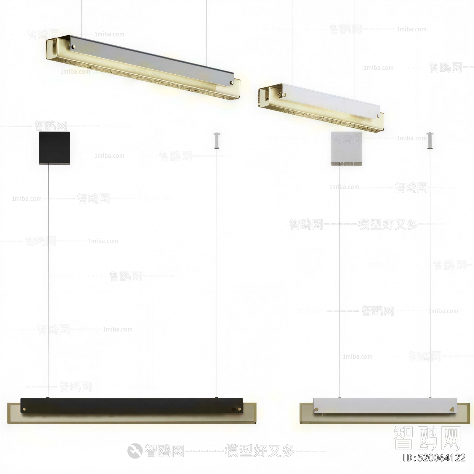 Modern Long Chandelier