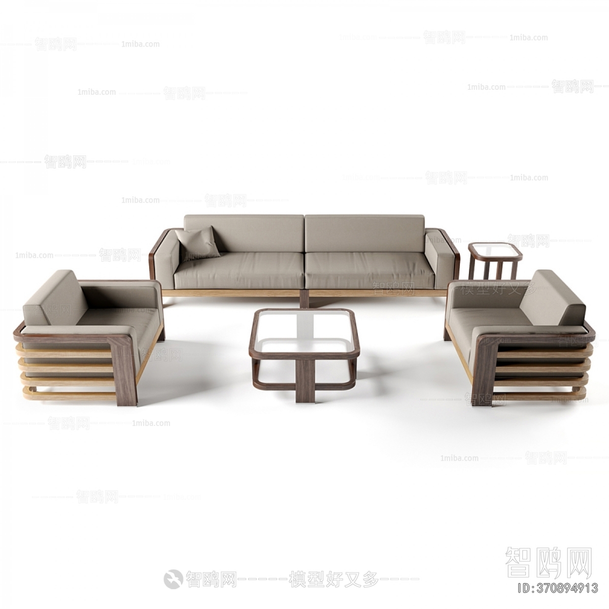New Chinese Style Sofa Combination