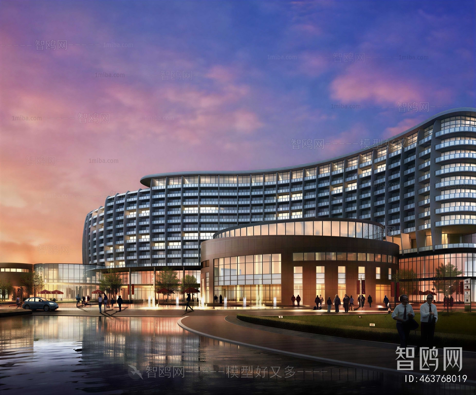 Modern Appearance Of Commercial Building