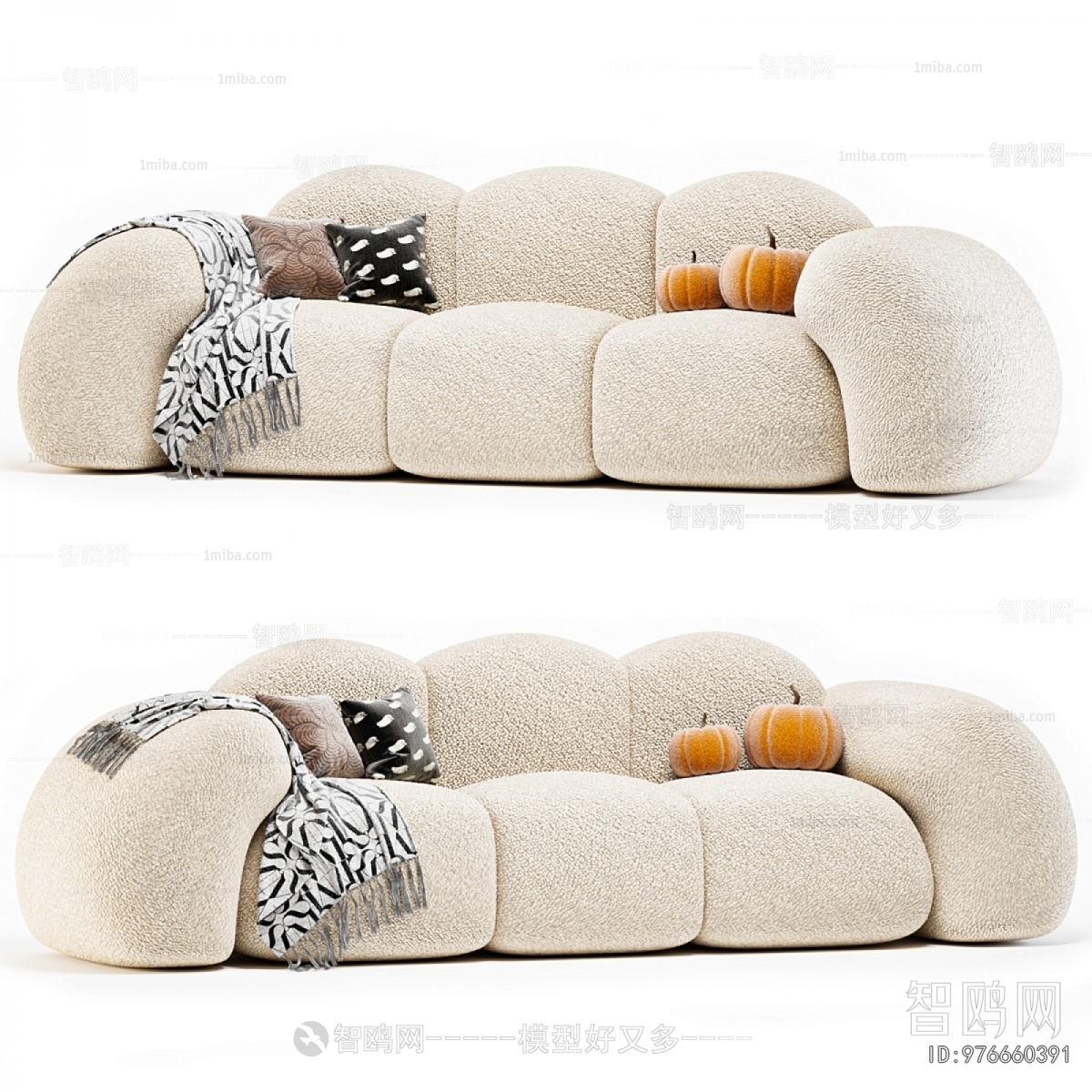 Modern Three-seat Sofa