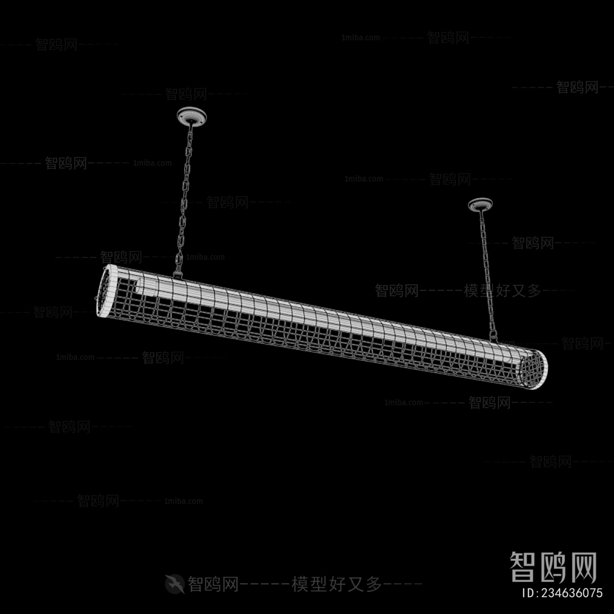 Modern Long Chandelier