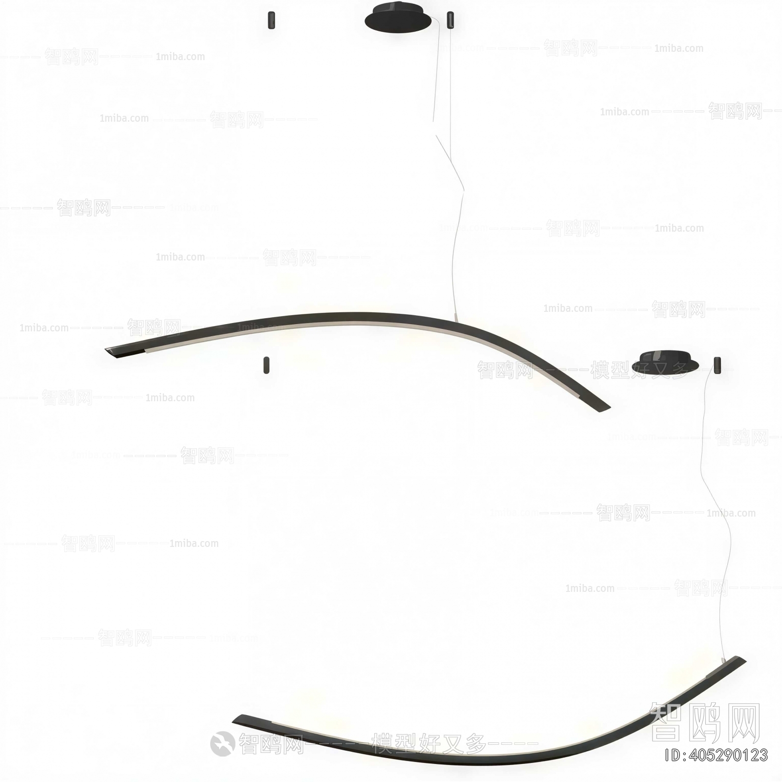 Modern Long Chandelier