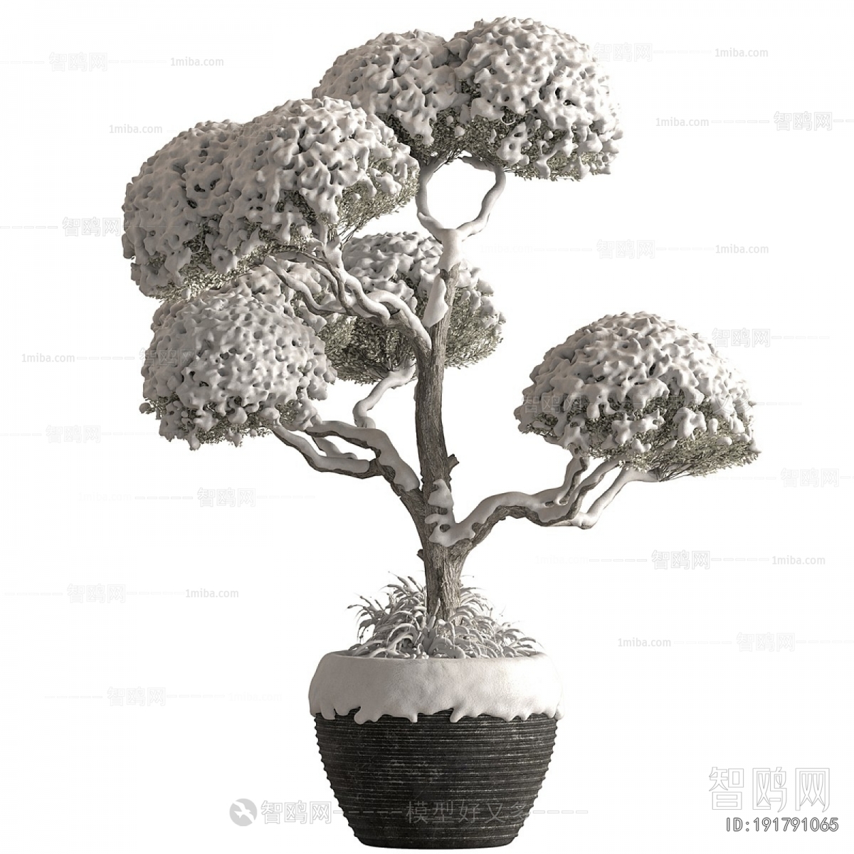 Modern Ground Green Plant Potted Plants