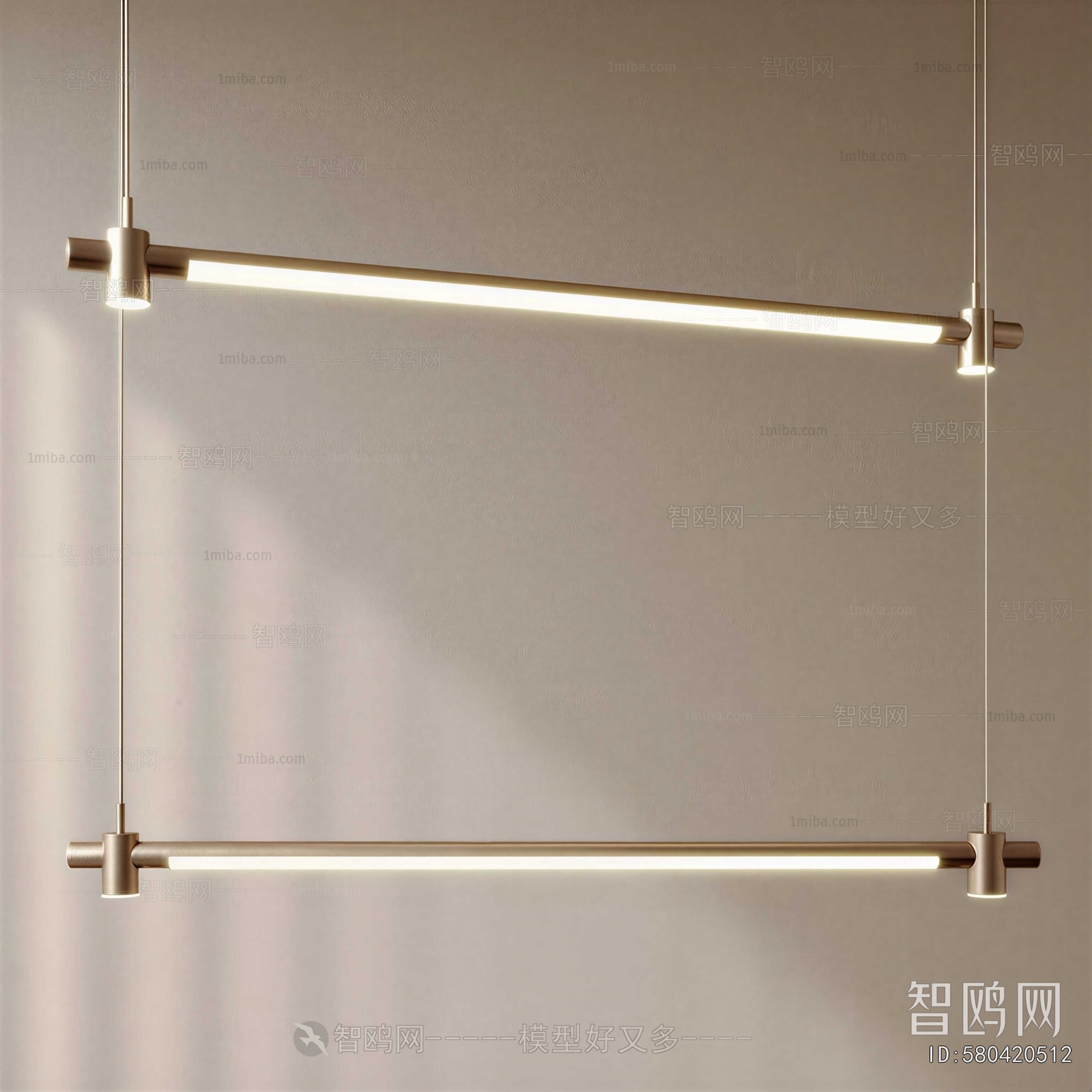 Modern Long Chandelier