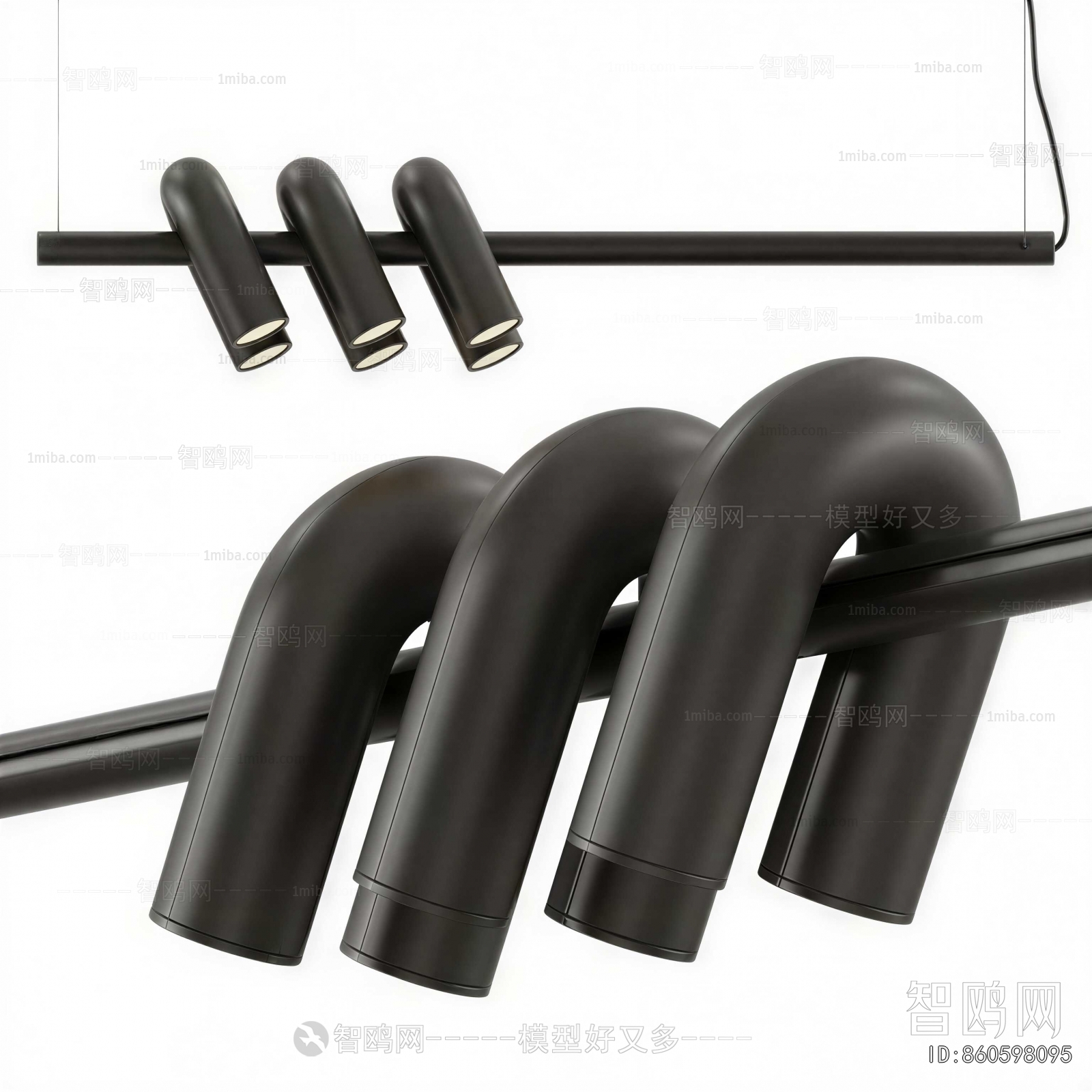 Modern Long Chandelier