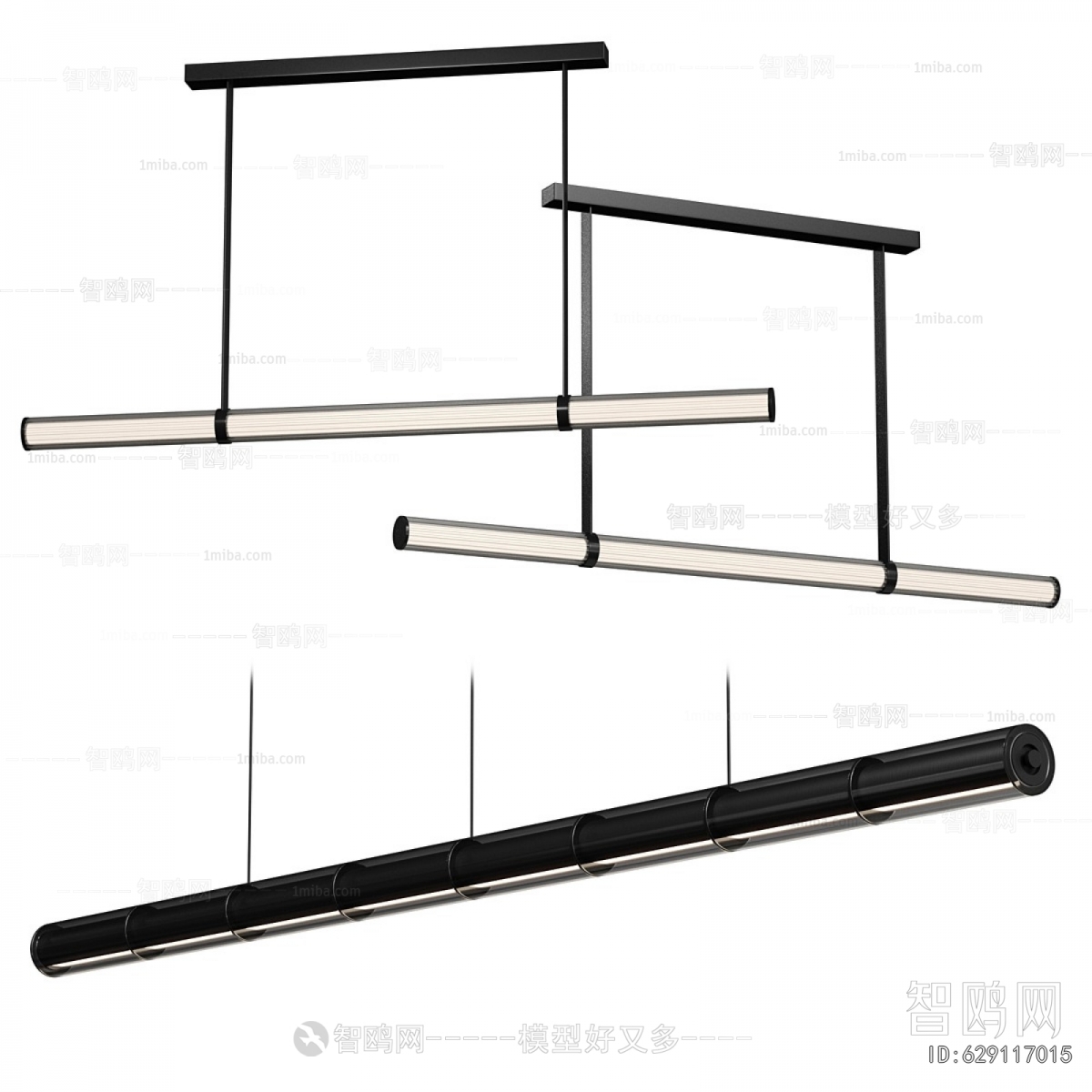 Modern Long Chandelier