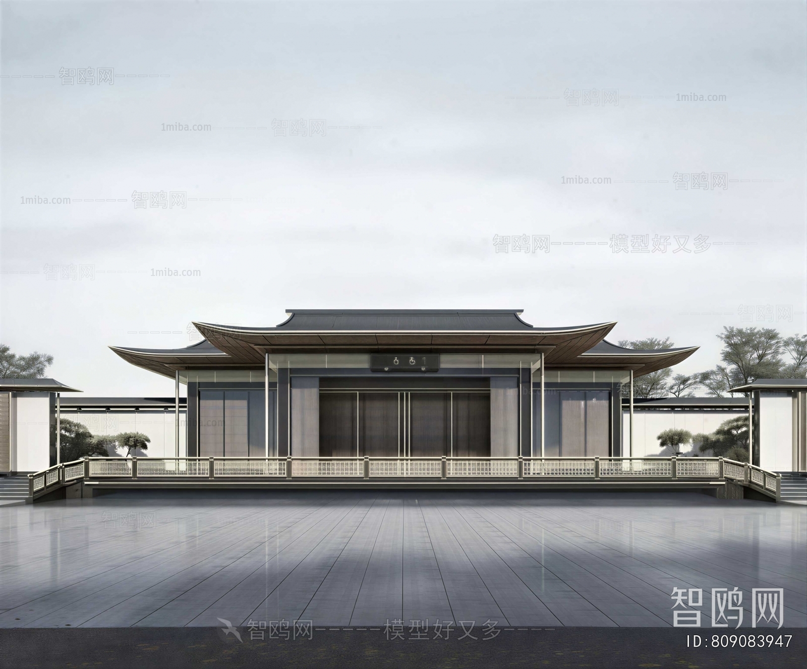 New Chinese Style Facade Element