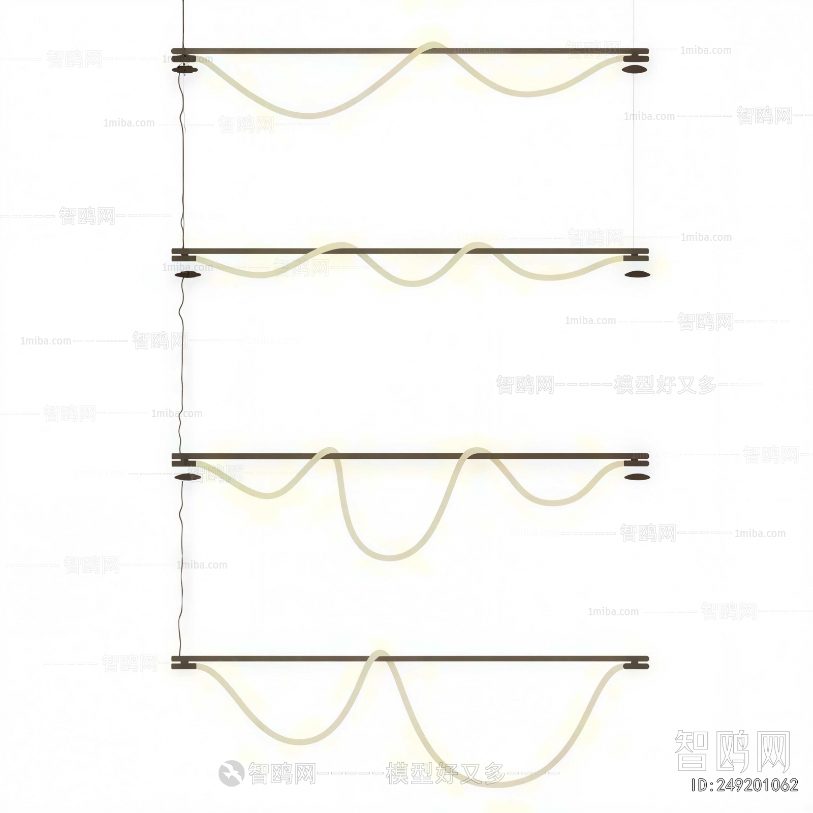 Modern Long Chandelier