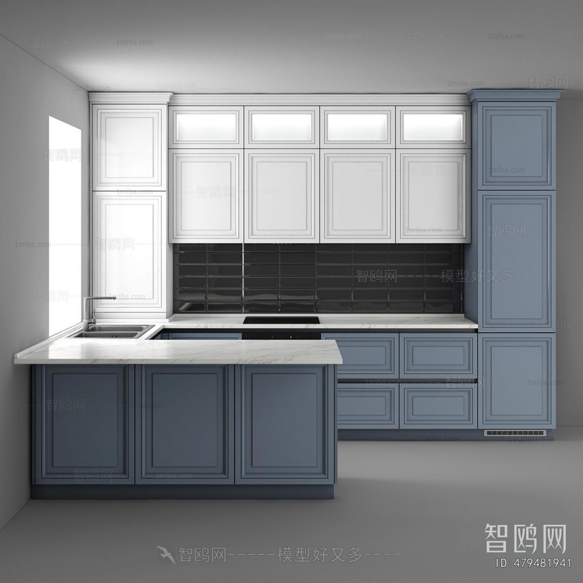 French Style Kitchen Cabinet