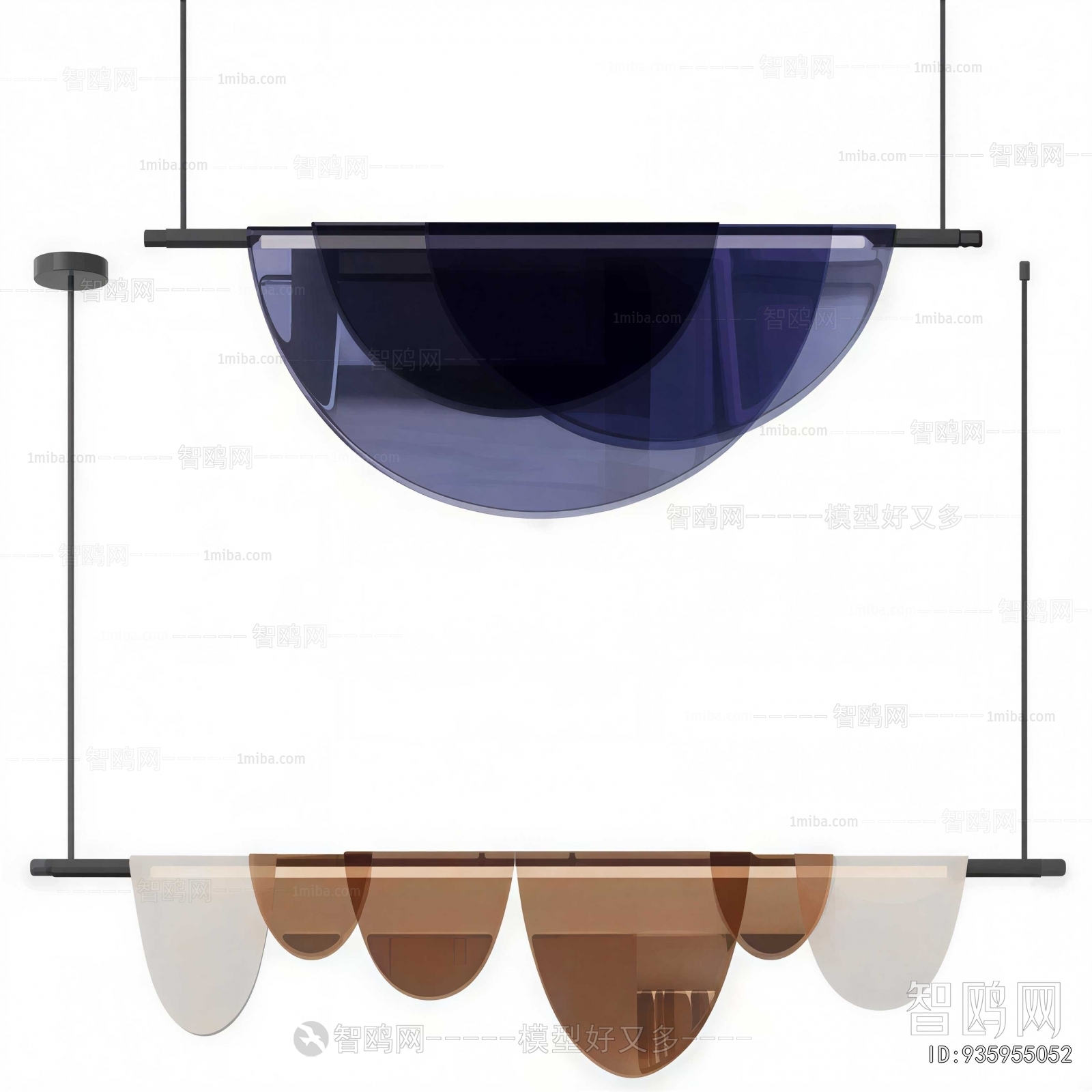 Modern Long Chandelier