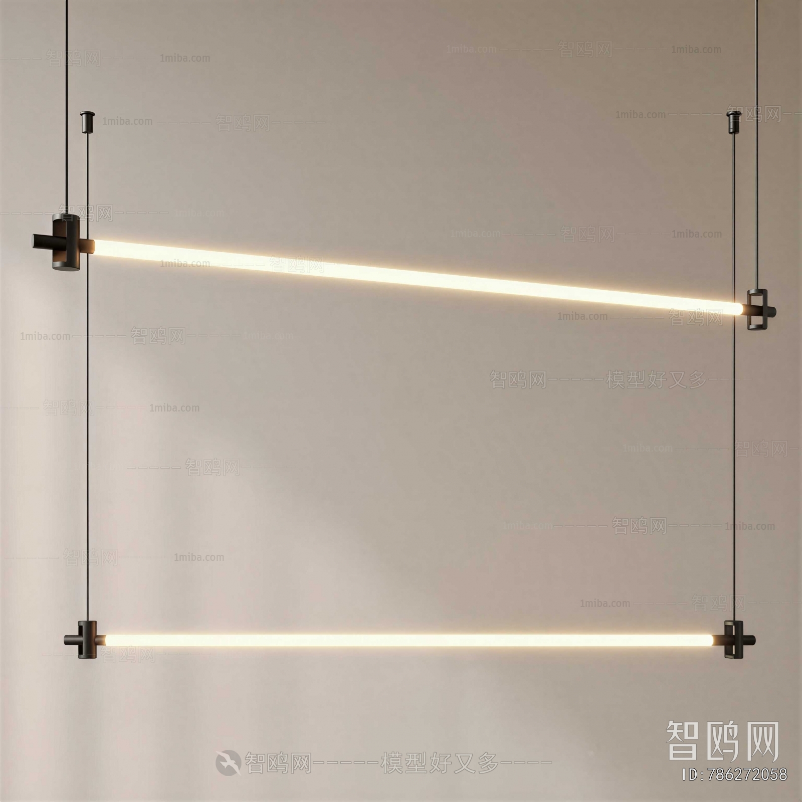 Modern Long Chandelier