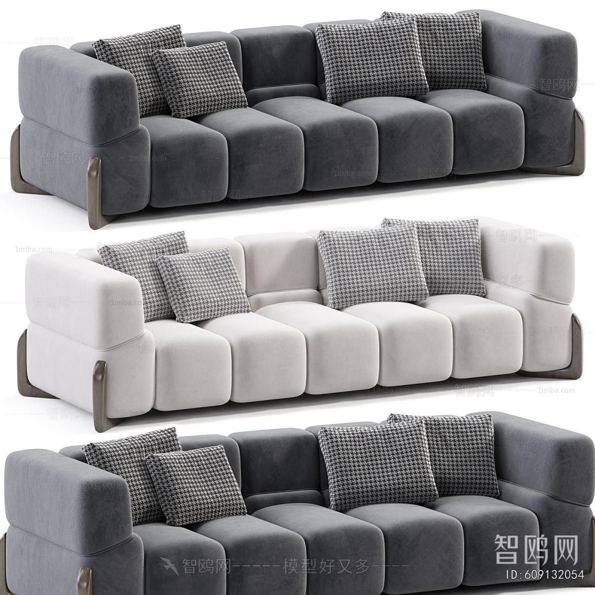Modern Three-seat Sofa