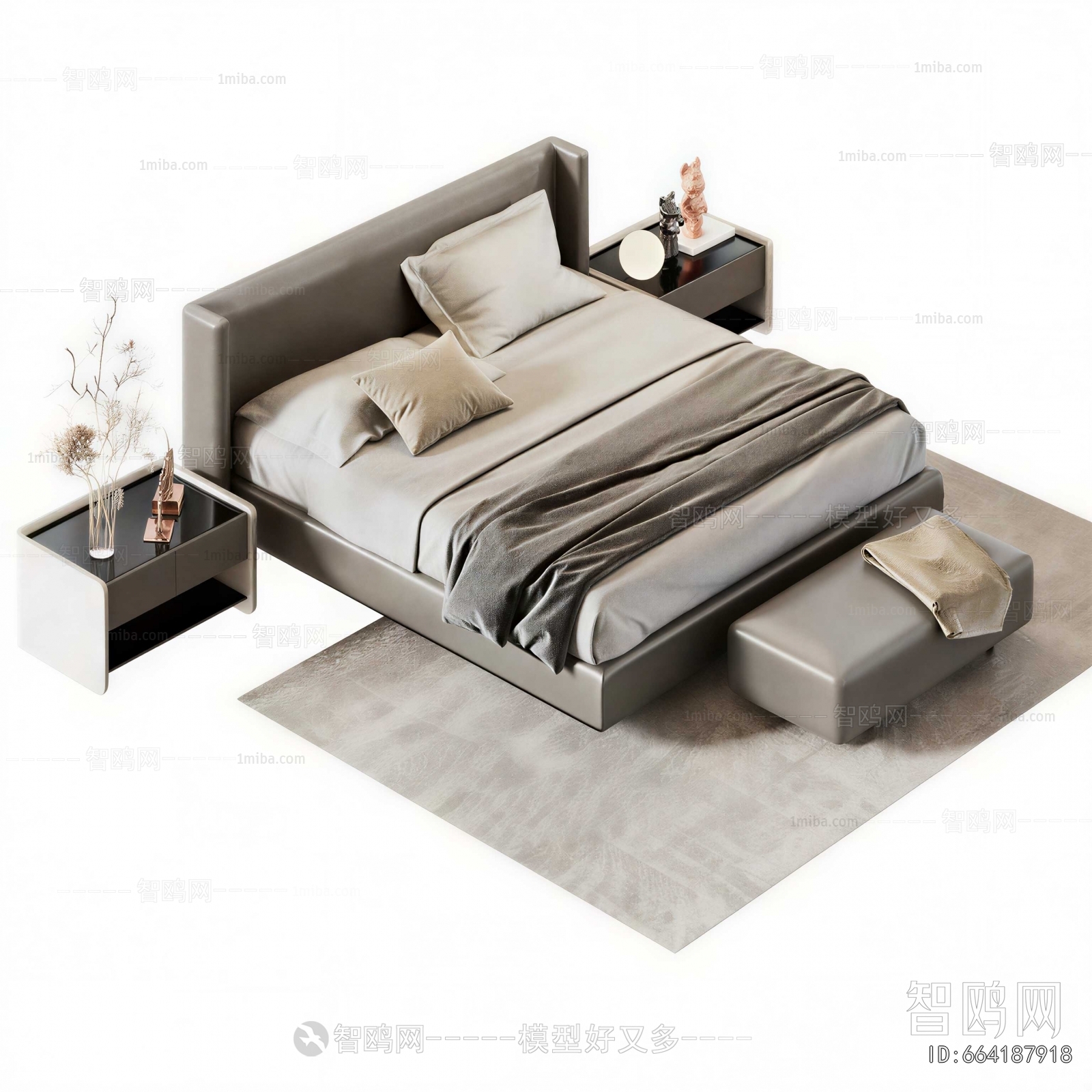 Modern Double Bed
